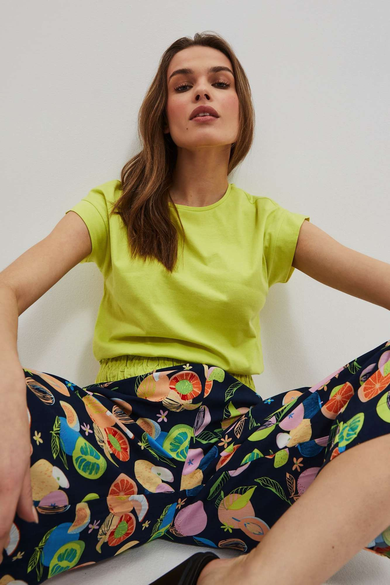 WOMEN'S T-SHIRT L-TS-4090 L.Green