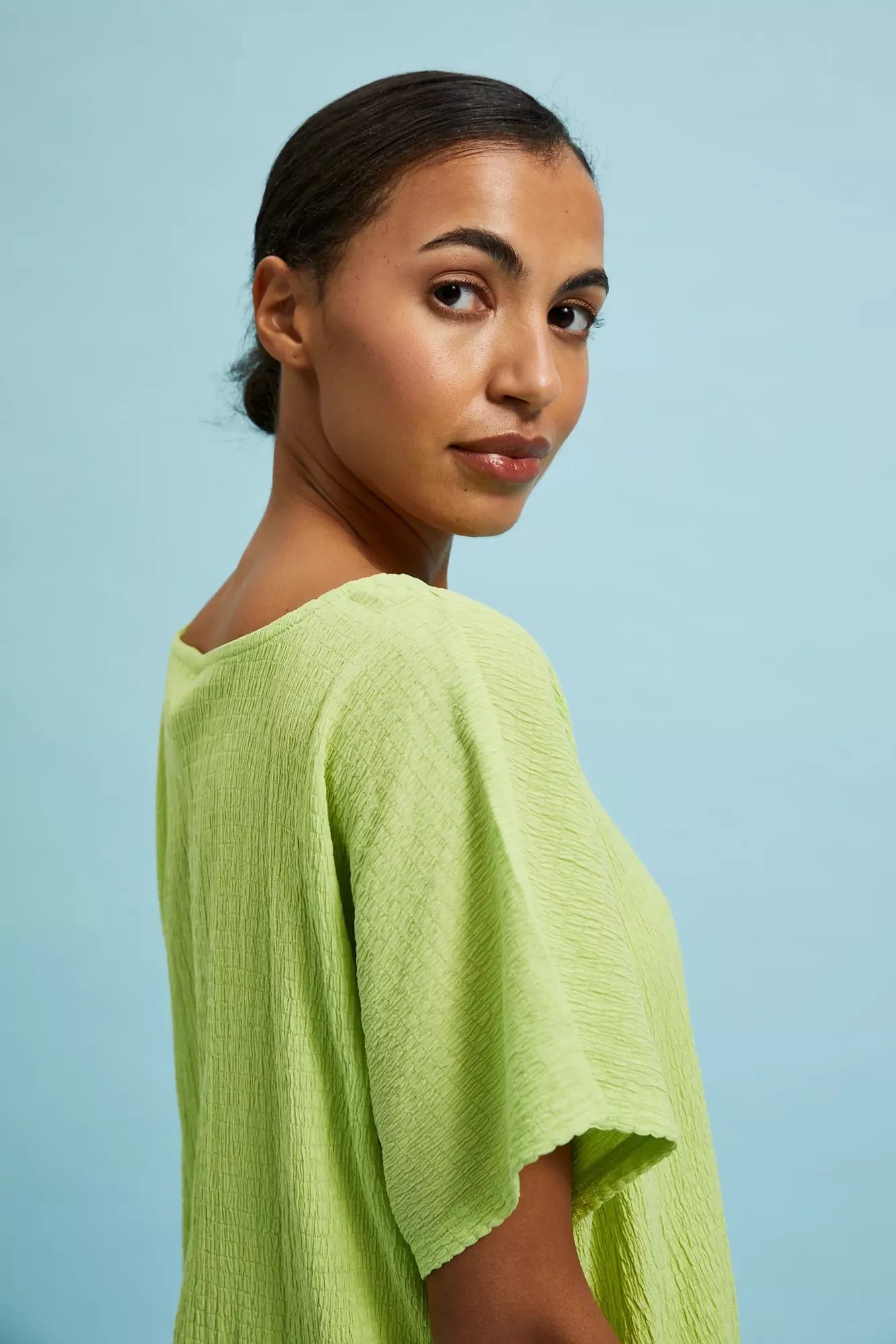 Marisse Women's Blouse L-Ts-4344 Green