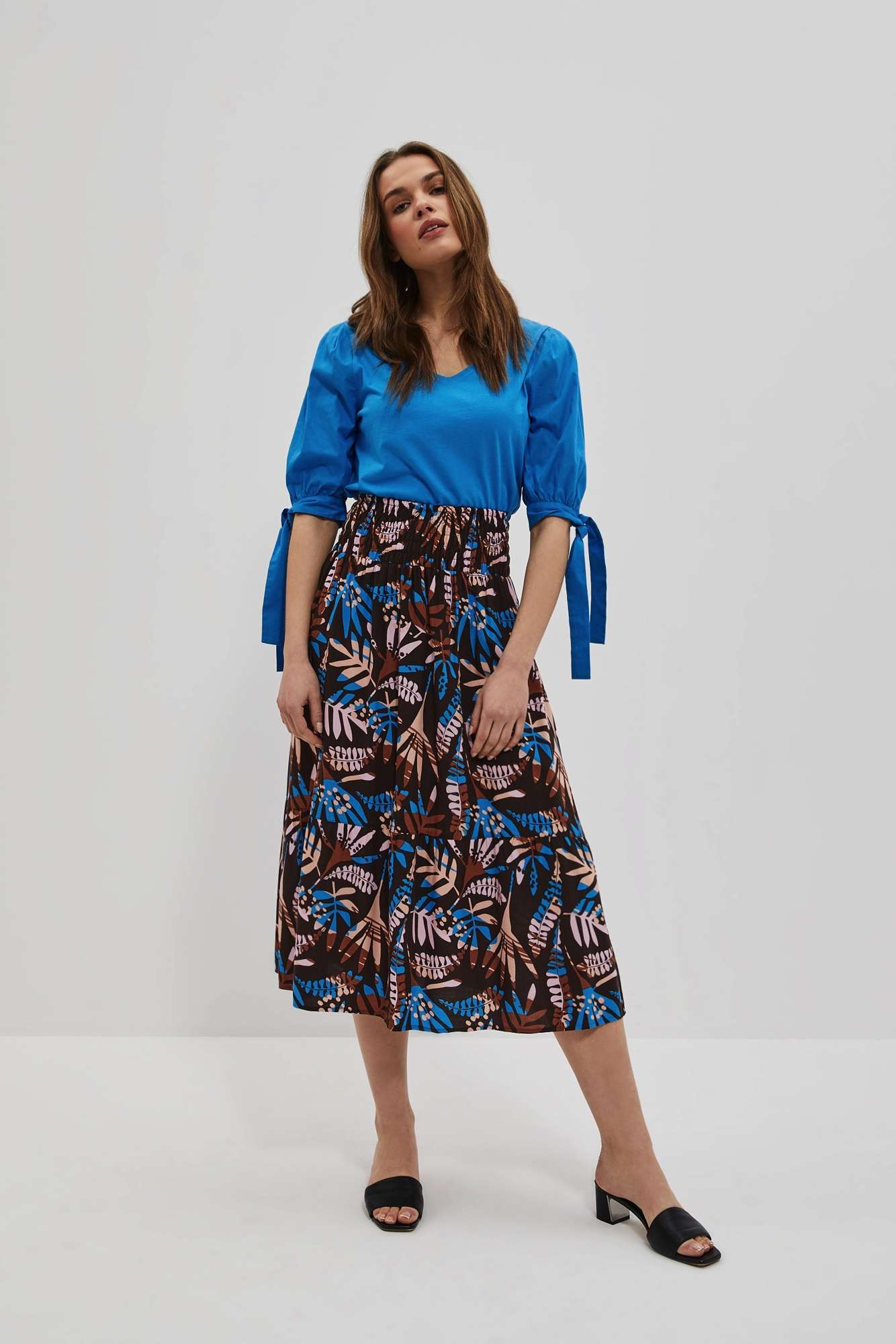 WOMEN&#039;S SKIRT L-SC-4019 D.OAK