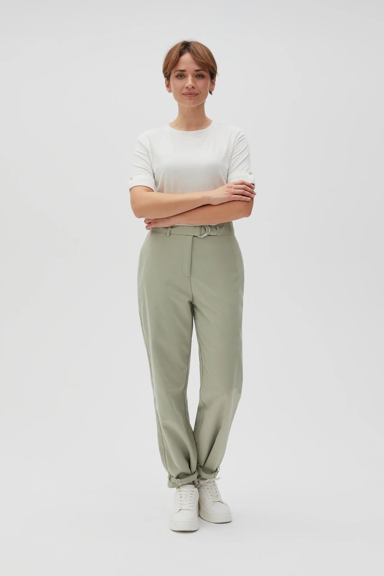 Marisse Women's T-Shirt L-Ts-4616 Off White