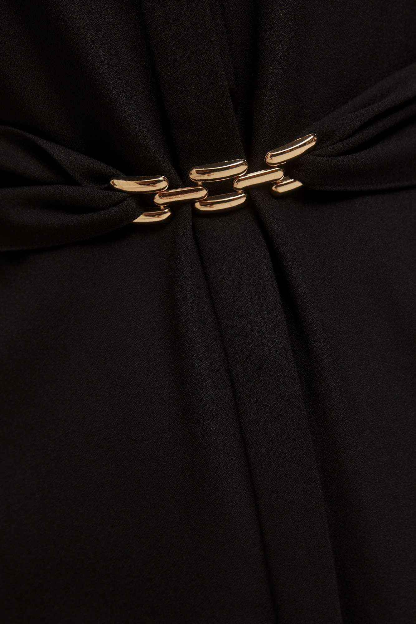 Shirt dress with belt