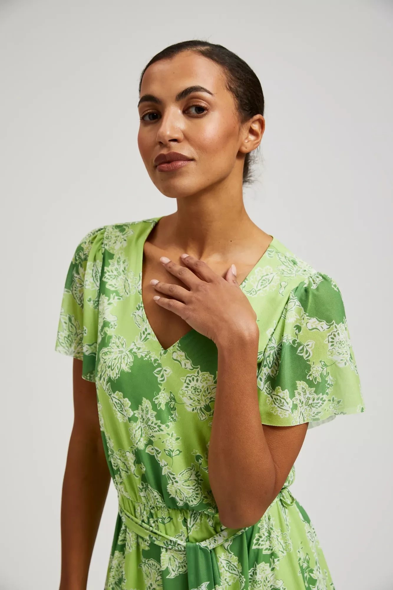Marisse Women's Dress L-Su-4316 Green