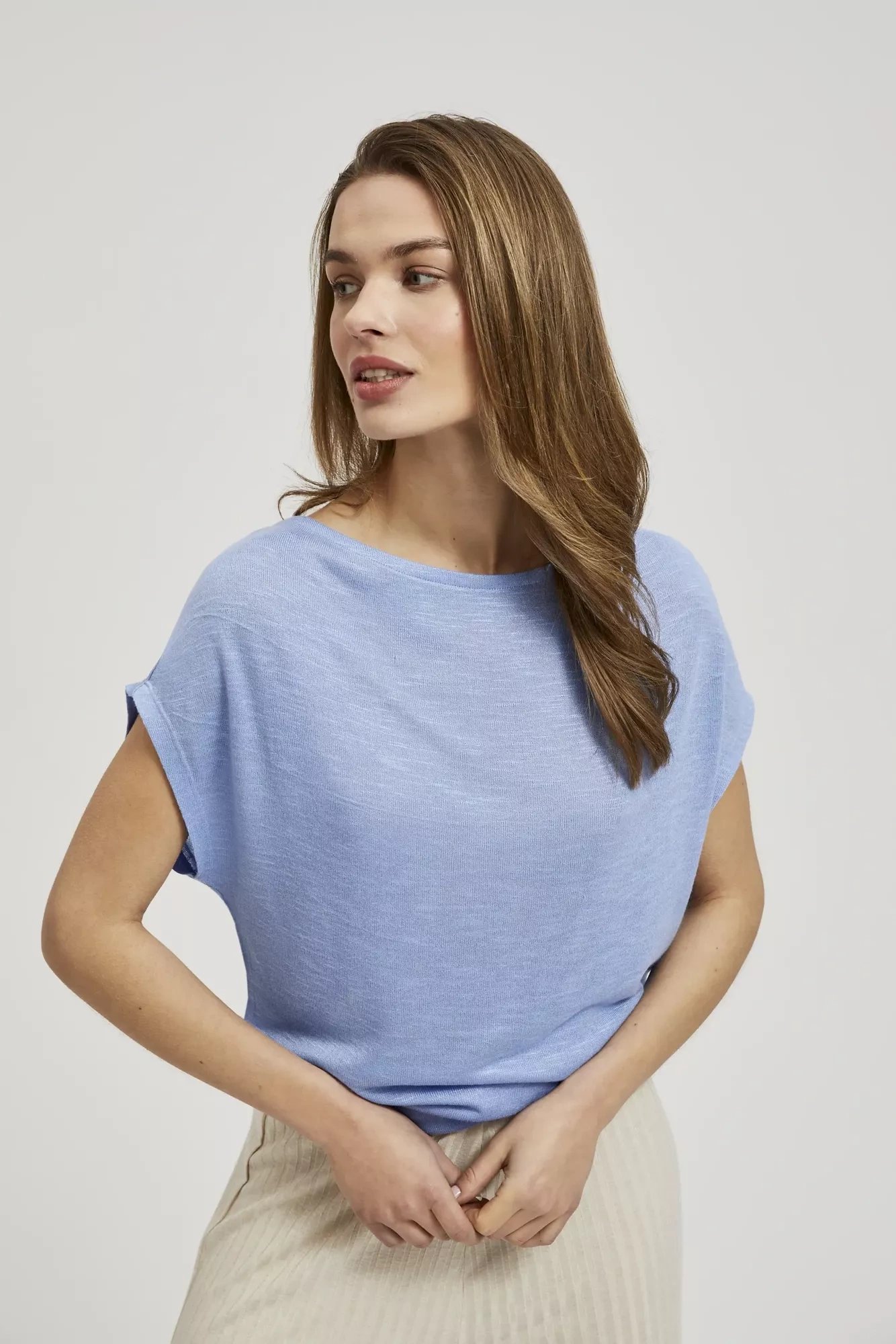 Women's blouse MOODO - light blue