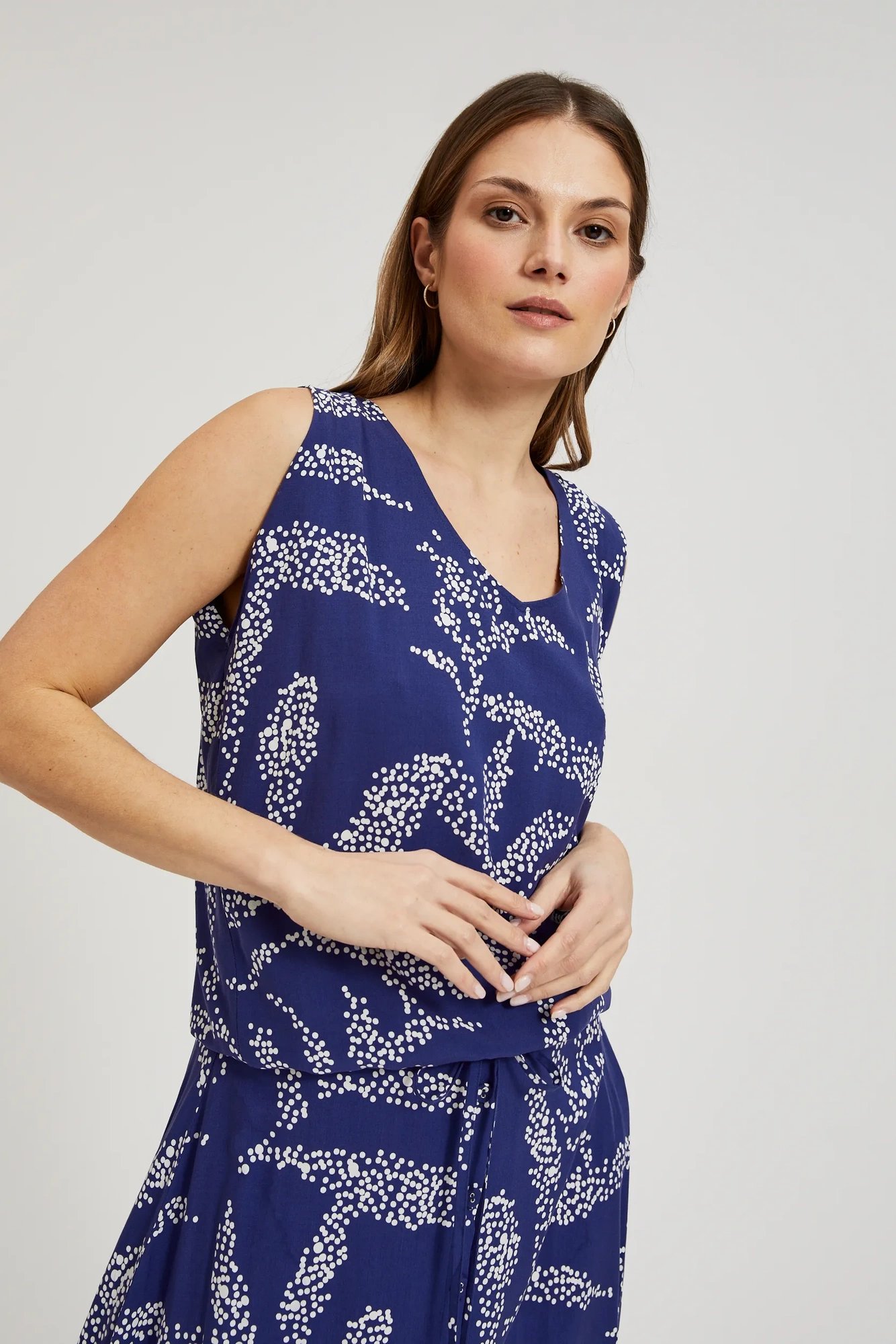 Women's blouse MOODO - dark blue