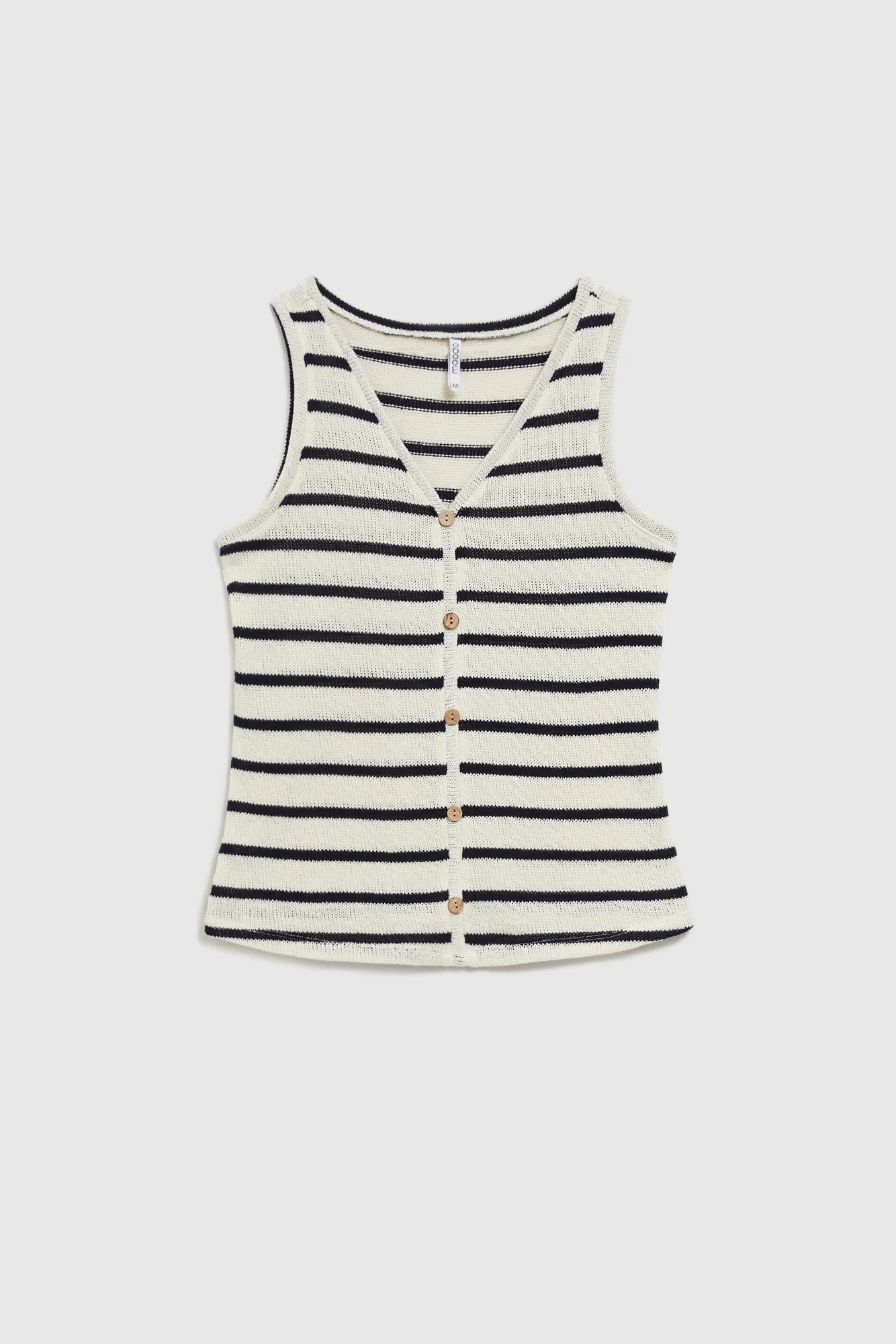 Women's top MOODO - ecru white