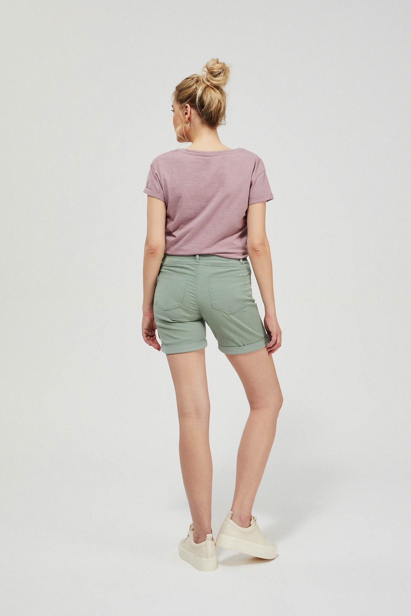 Pantaloni scurți Lyocell - Olive Drab