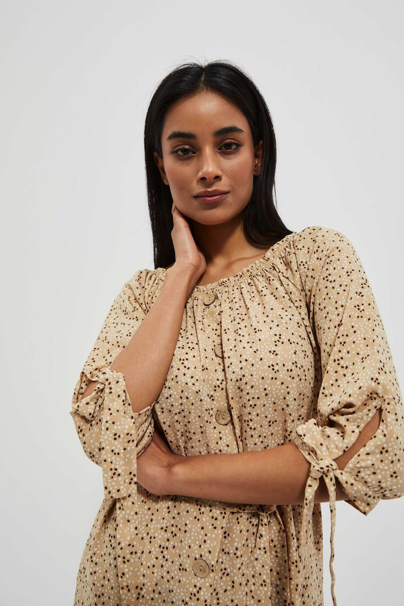 Marisse Women's Dress L-Su-4031 D.Beige