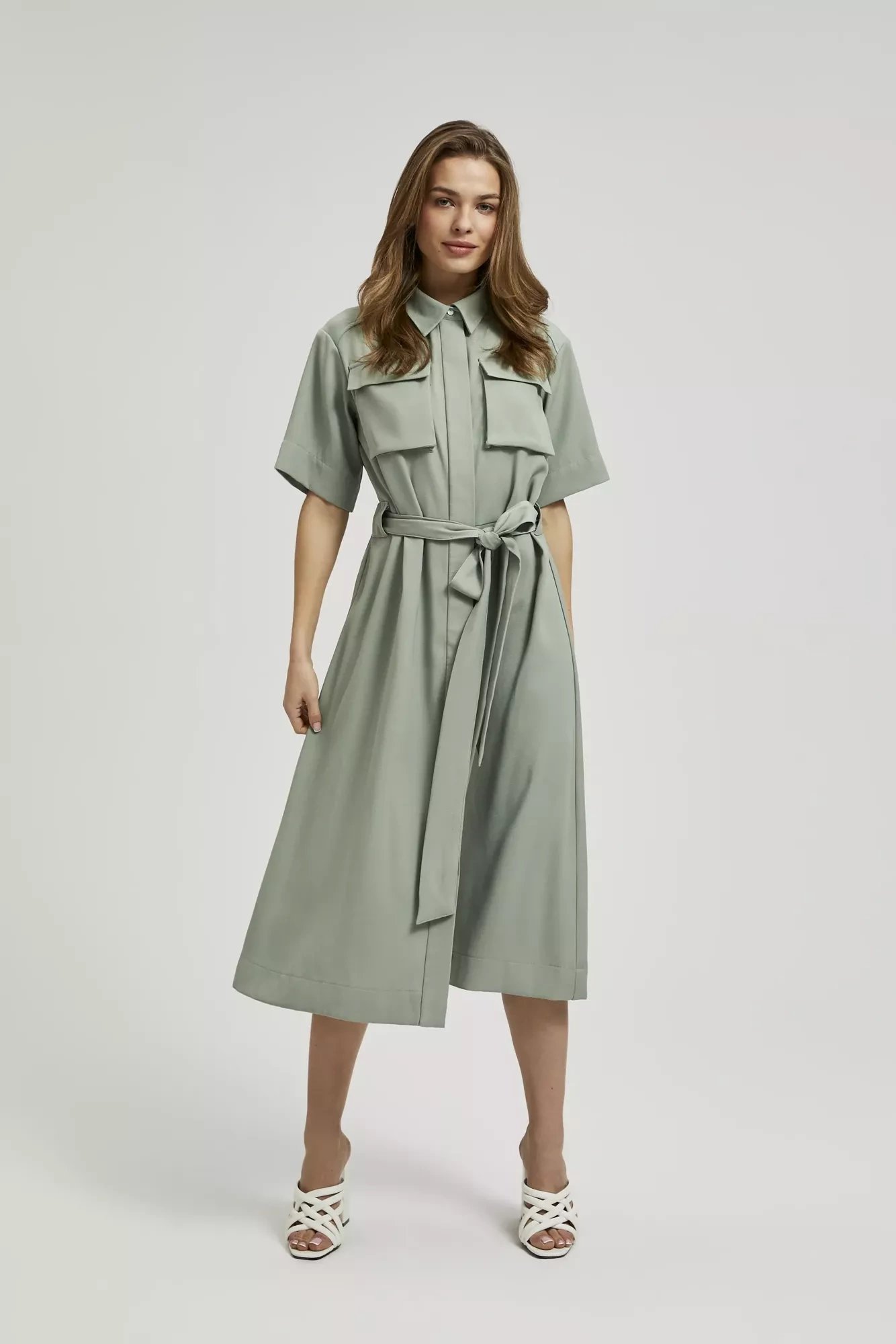 Marisse Women's Dress L-Su-4310 Olive