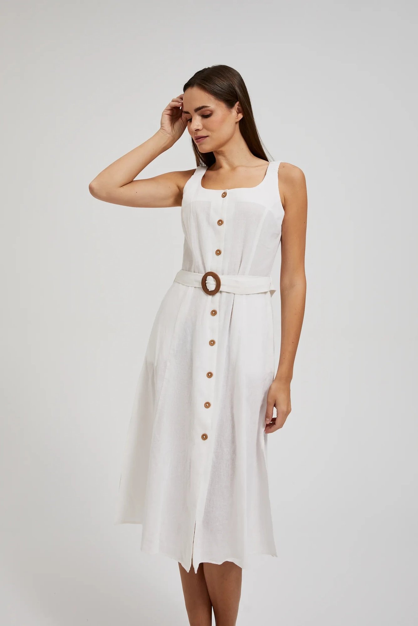 Marisse Women's Dress L-Su-4366 White