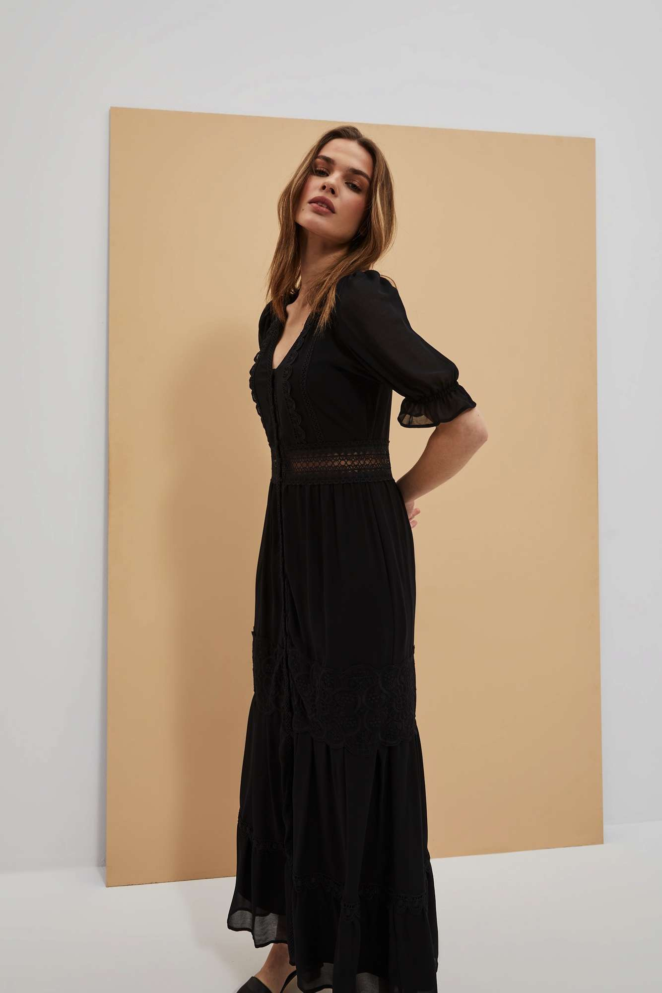 Marisse Women's Dress L-Su-4054 Black