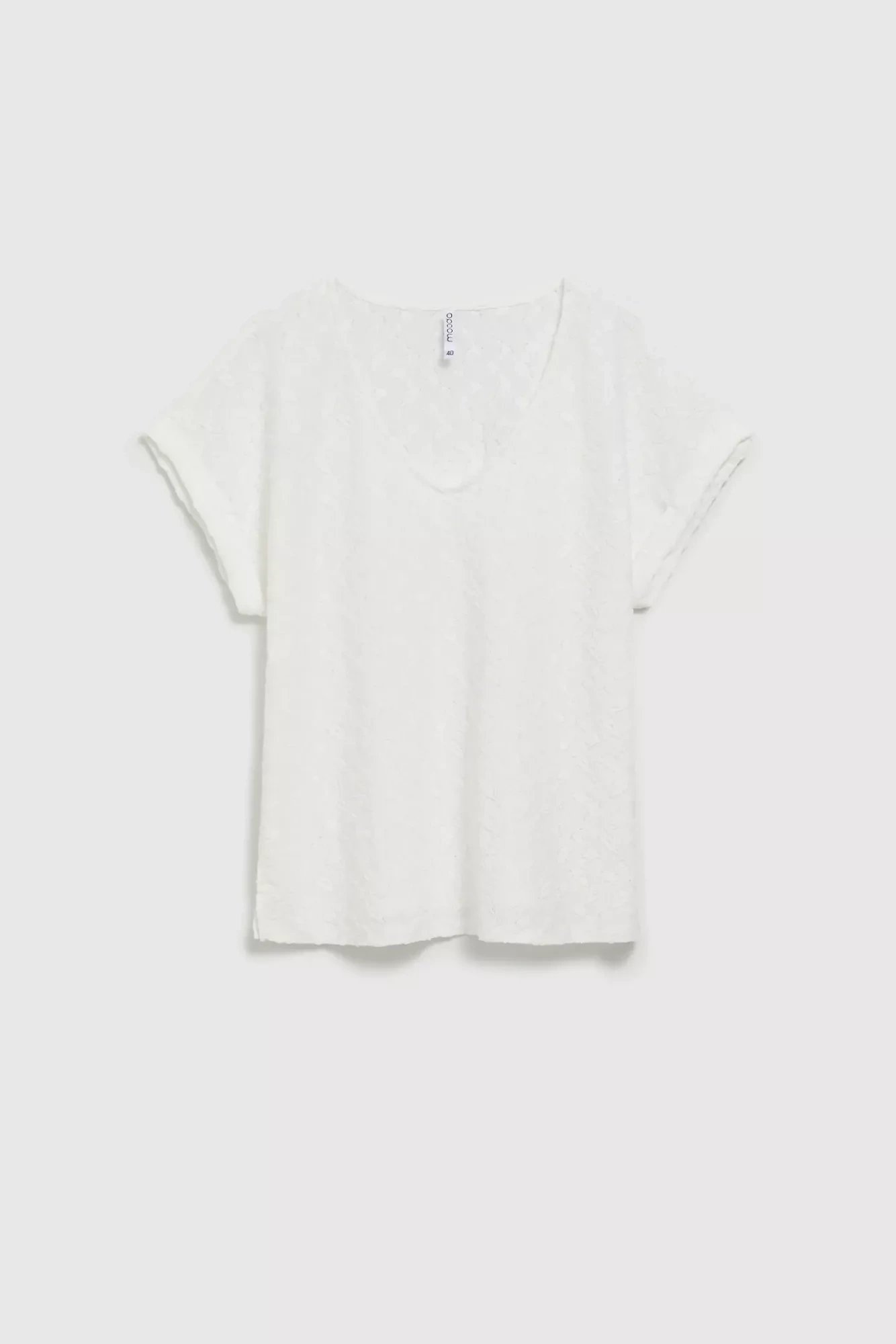Women's T-shirt MOODO - ecru white