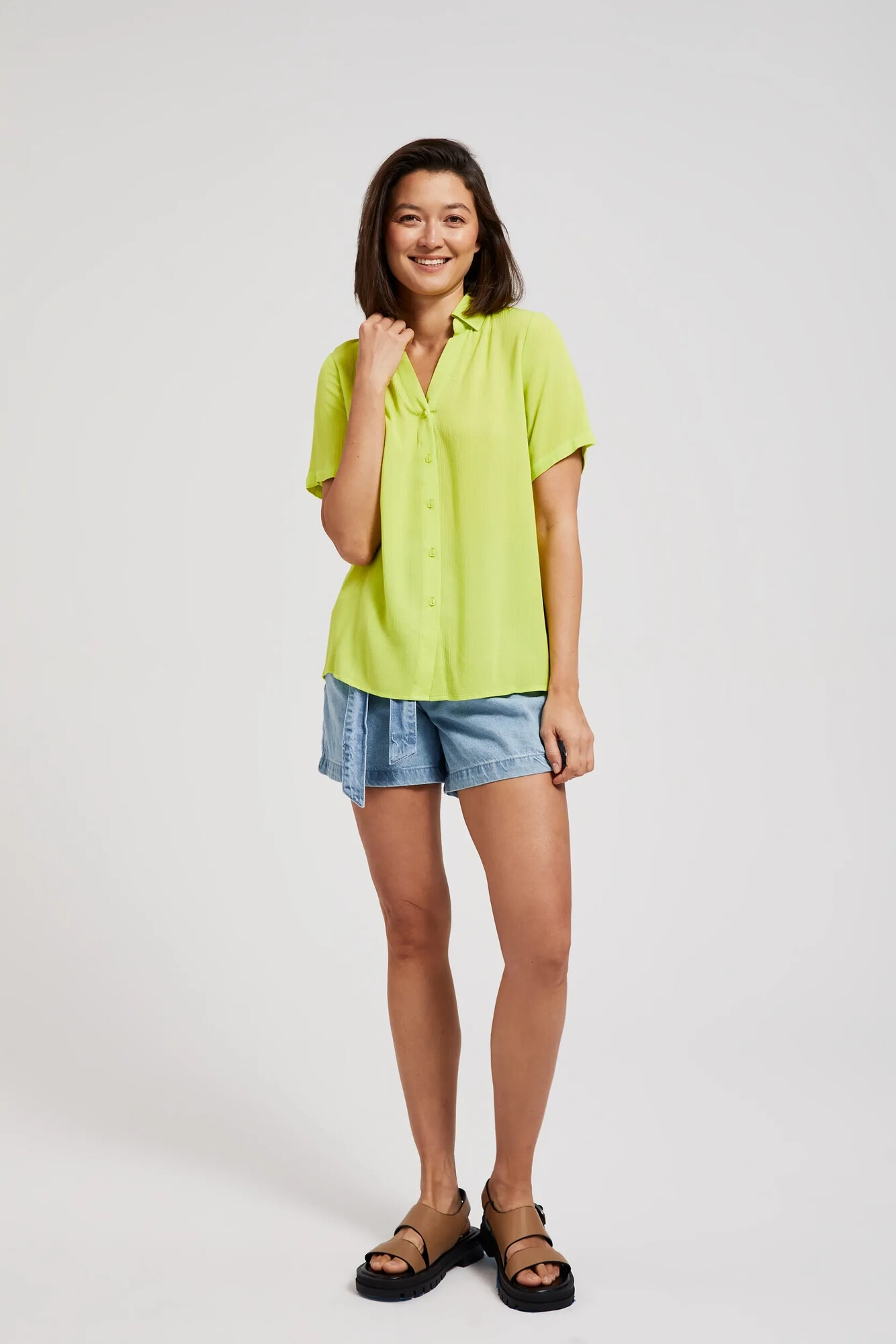 Women's shirt MOODO - green