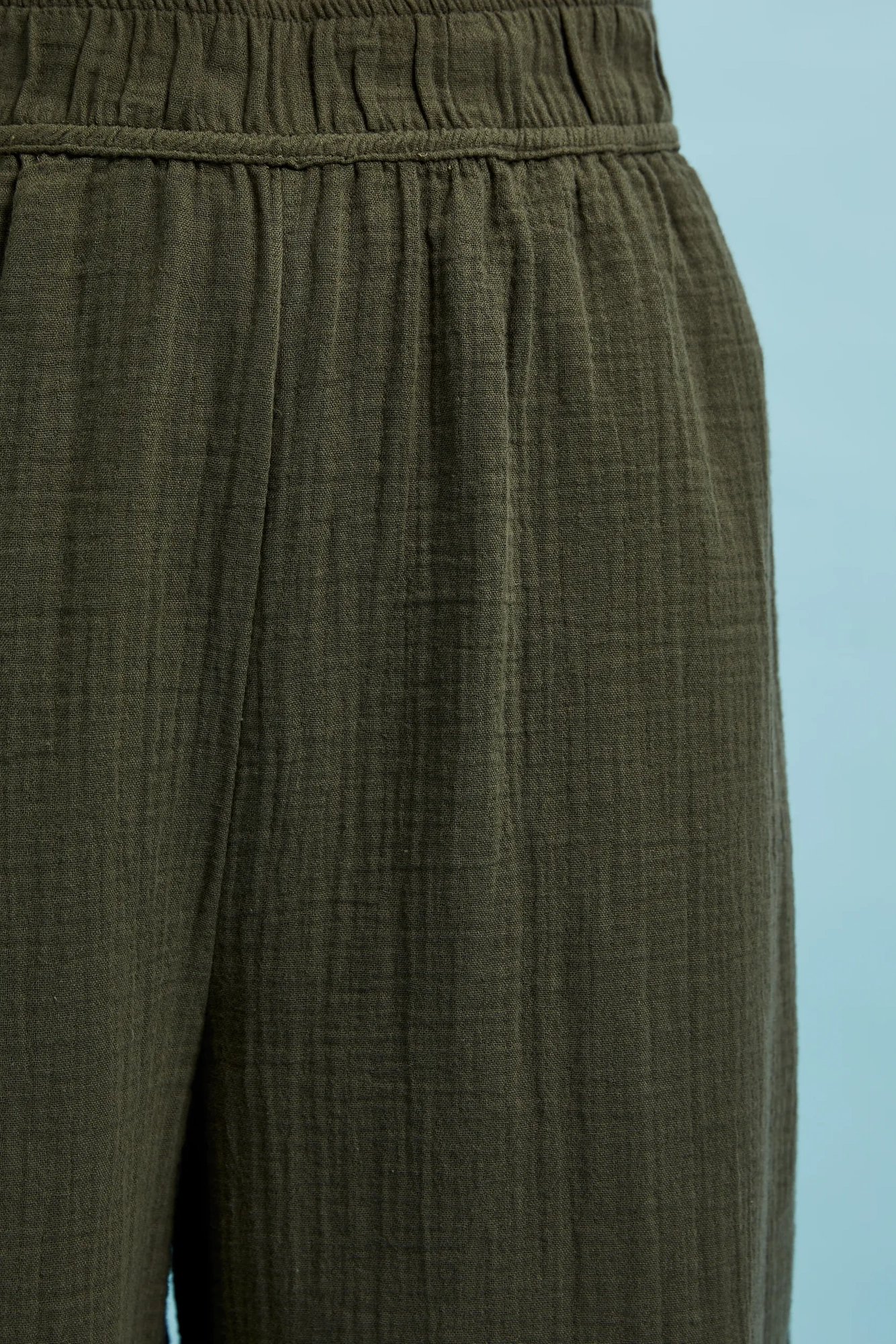 Women's summer trousers MOODO - khaki