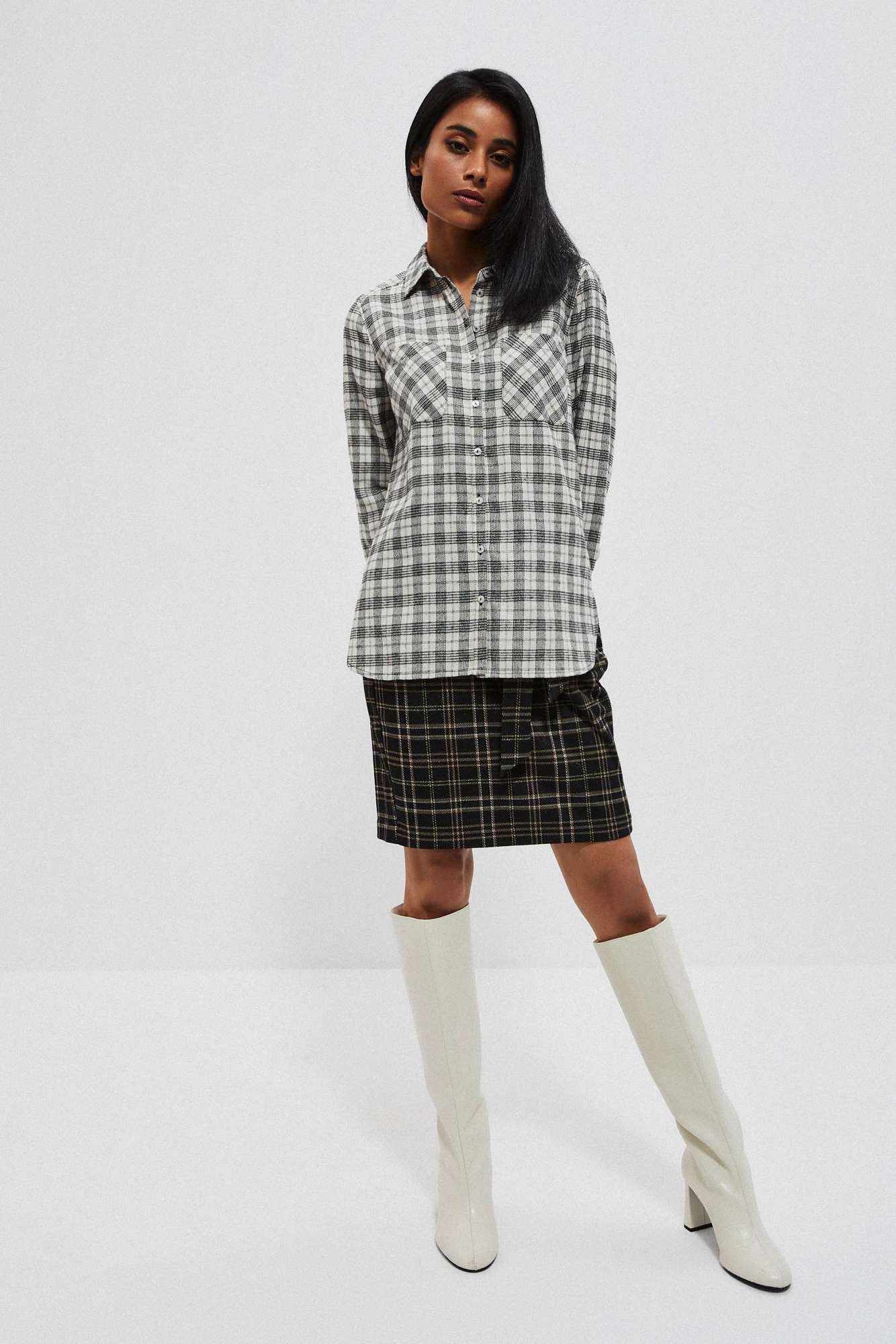 Women's checkered shirt