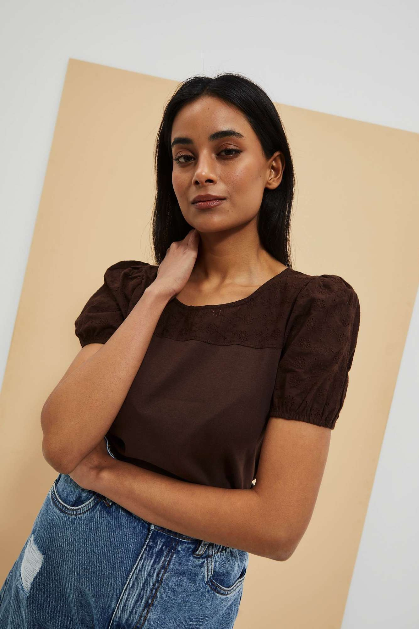 WOMEN'S T-SHIRT L-TS-4013 D.DUB