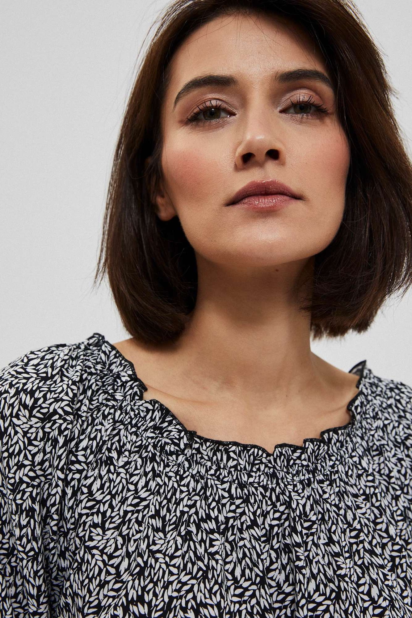 Rochie din viscoză cu model