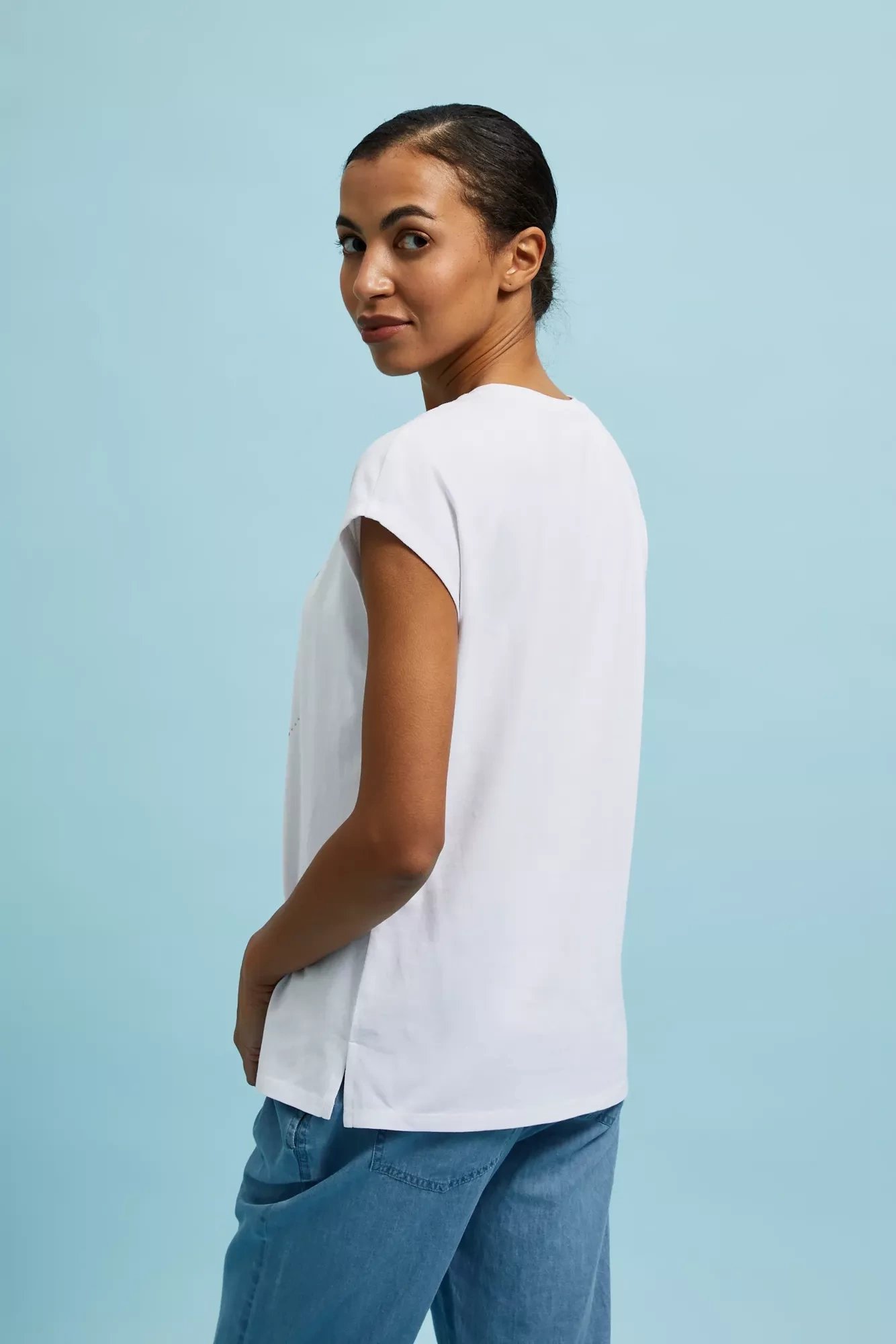 Women&#039;s T-shirt MOODO - white