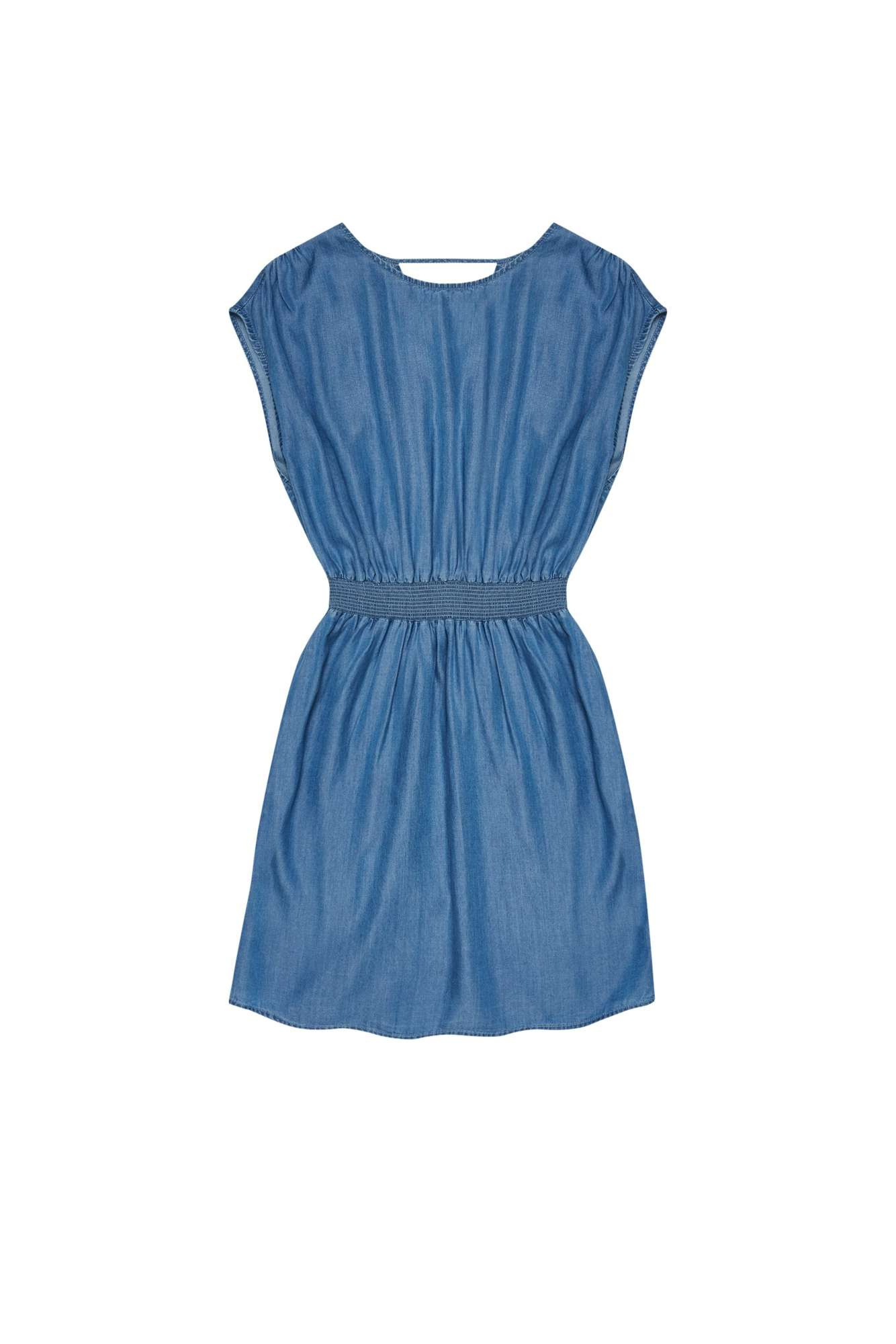 Marisse Lyocell Summer Dress L-Su-3724 Blue