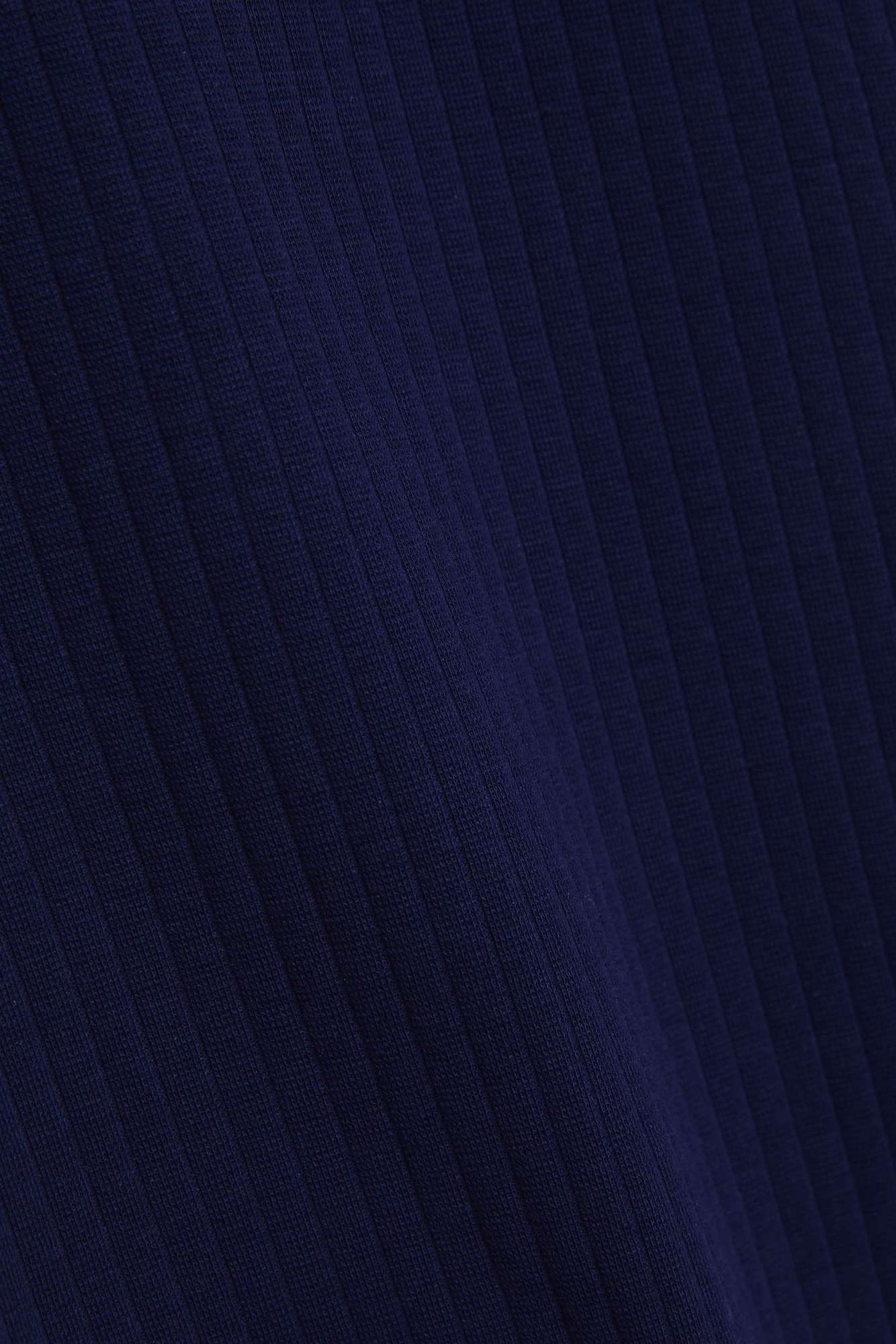 Ribbed turtleneck blouse