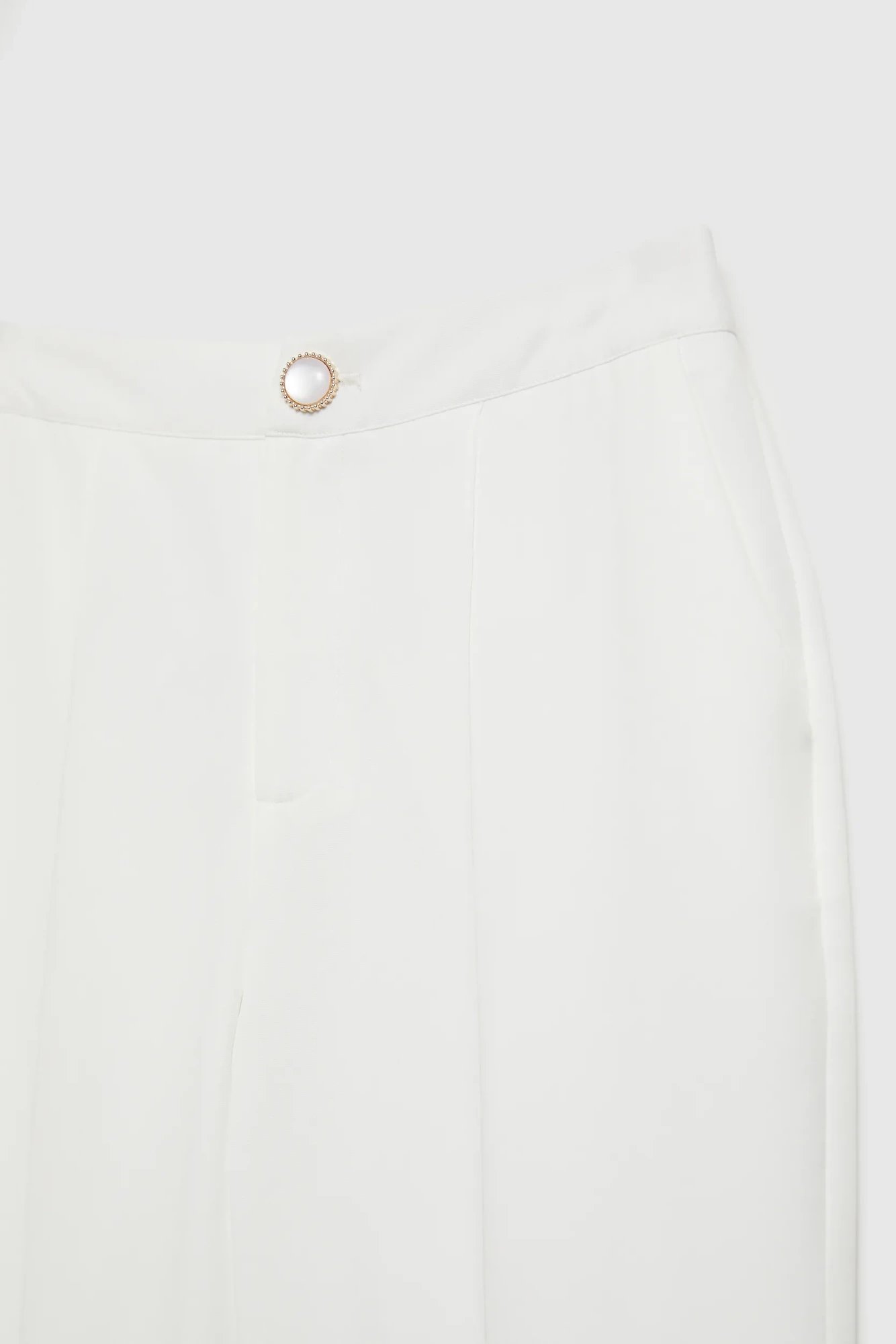 Women's trousers MOODO - white