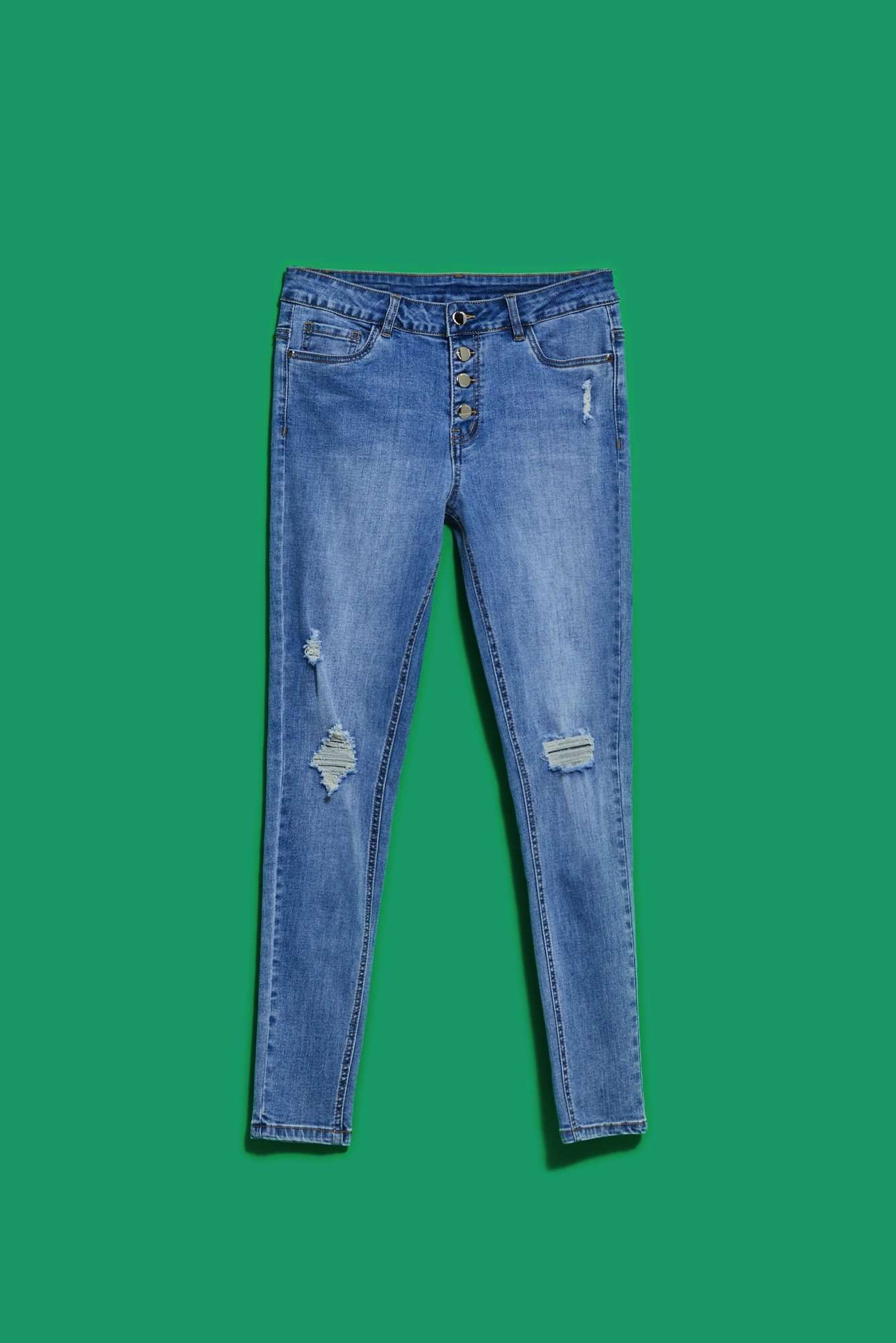 WOMEN'S JEANS L-JE-4022 L.Blue