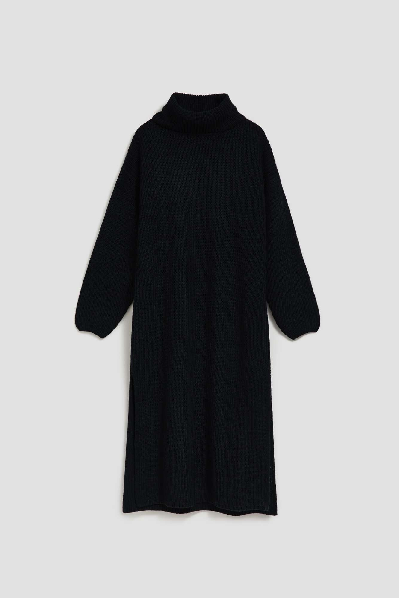 Marisse Black Turtleneck Sweater Dress