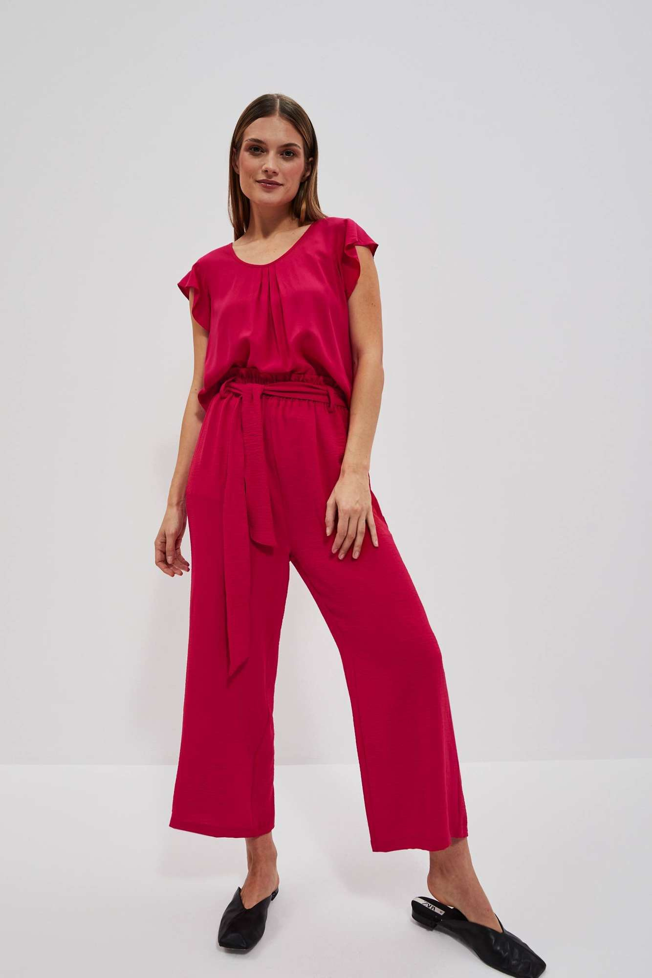 WOMEN'S SHIRT L-KO-4029 STRAWBERRY