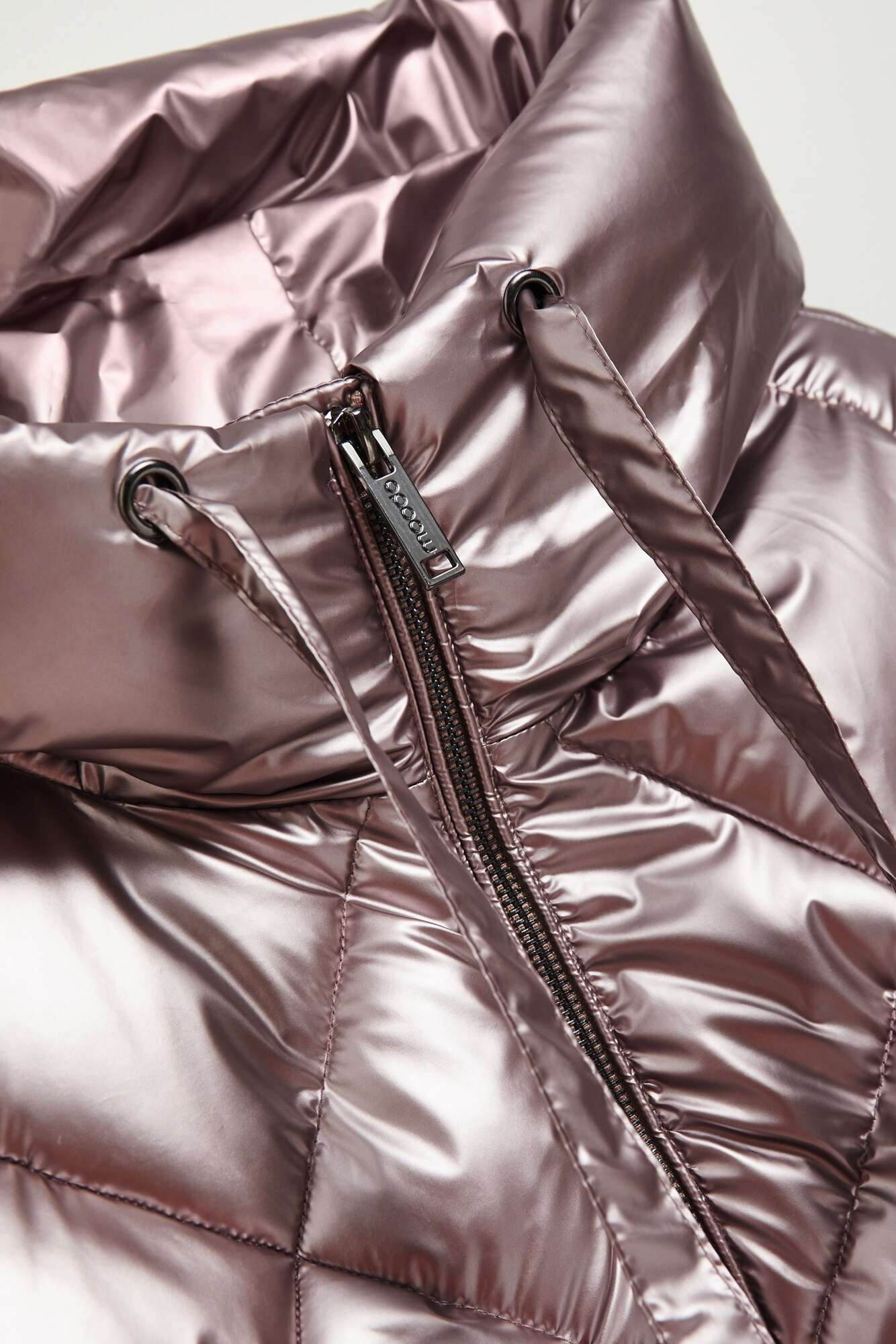 Metal quilted jacket