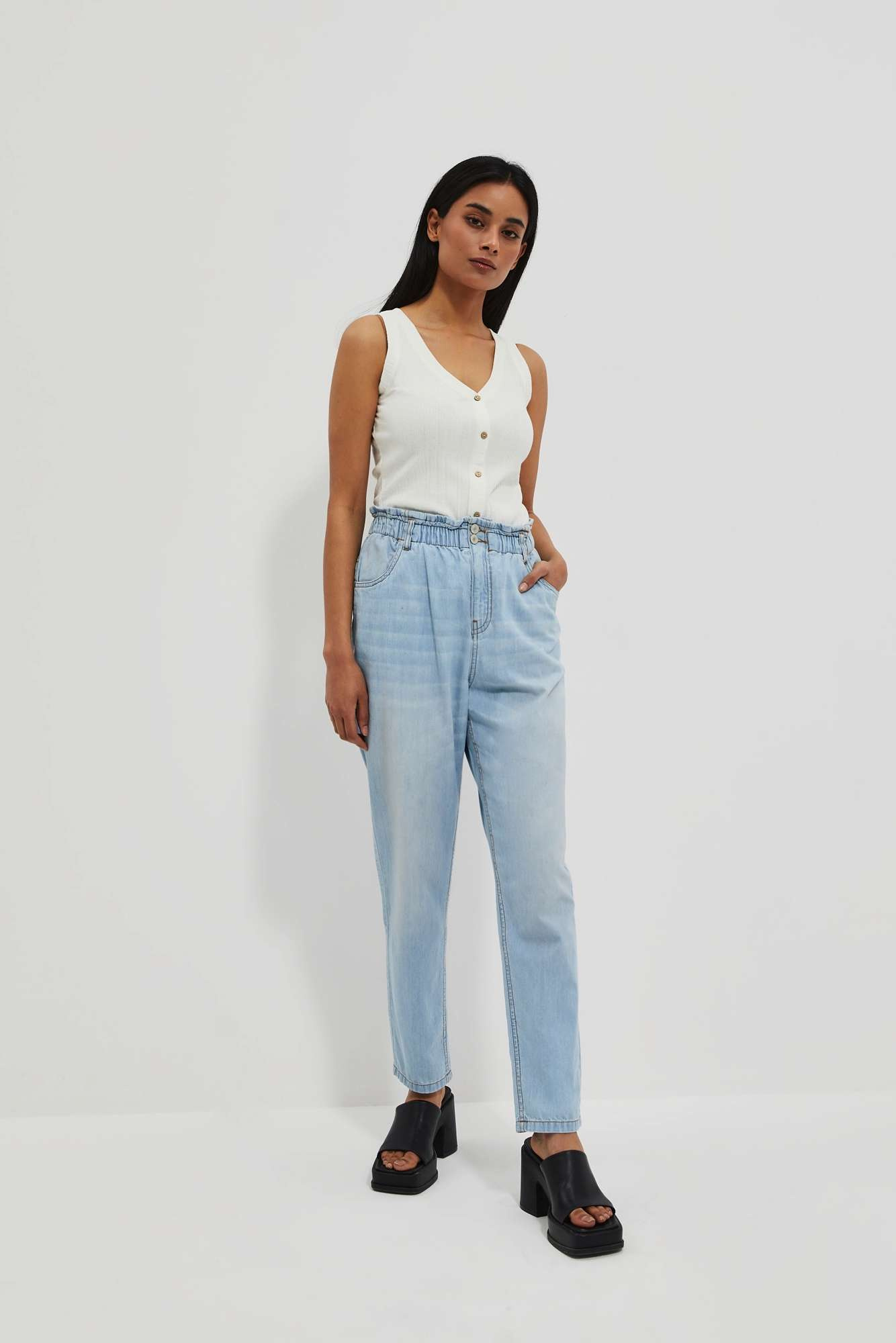 WOMEN'S JEANS L-JE-4007 L.Blue