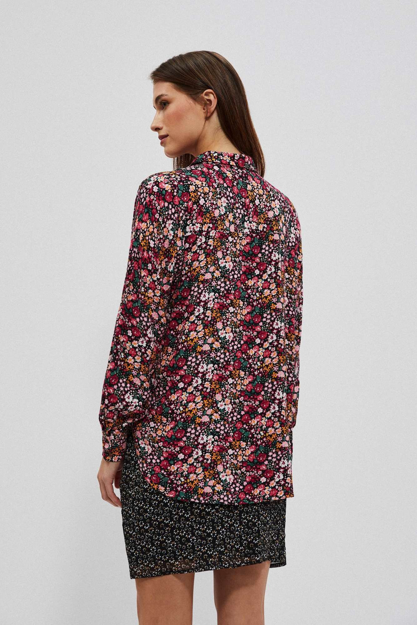 WOMEN'S SHIRT L-KO-4015 BLACK