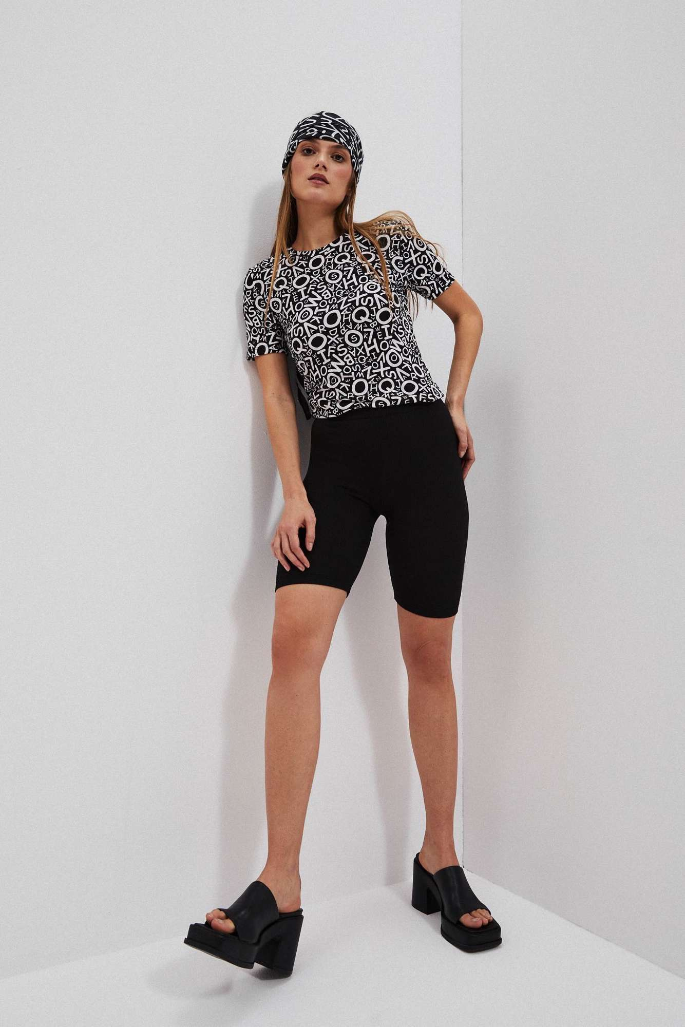 WOMEN&#039;S SHORTS L-SH-4007 BLACK