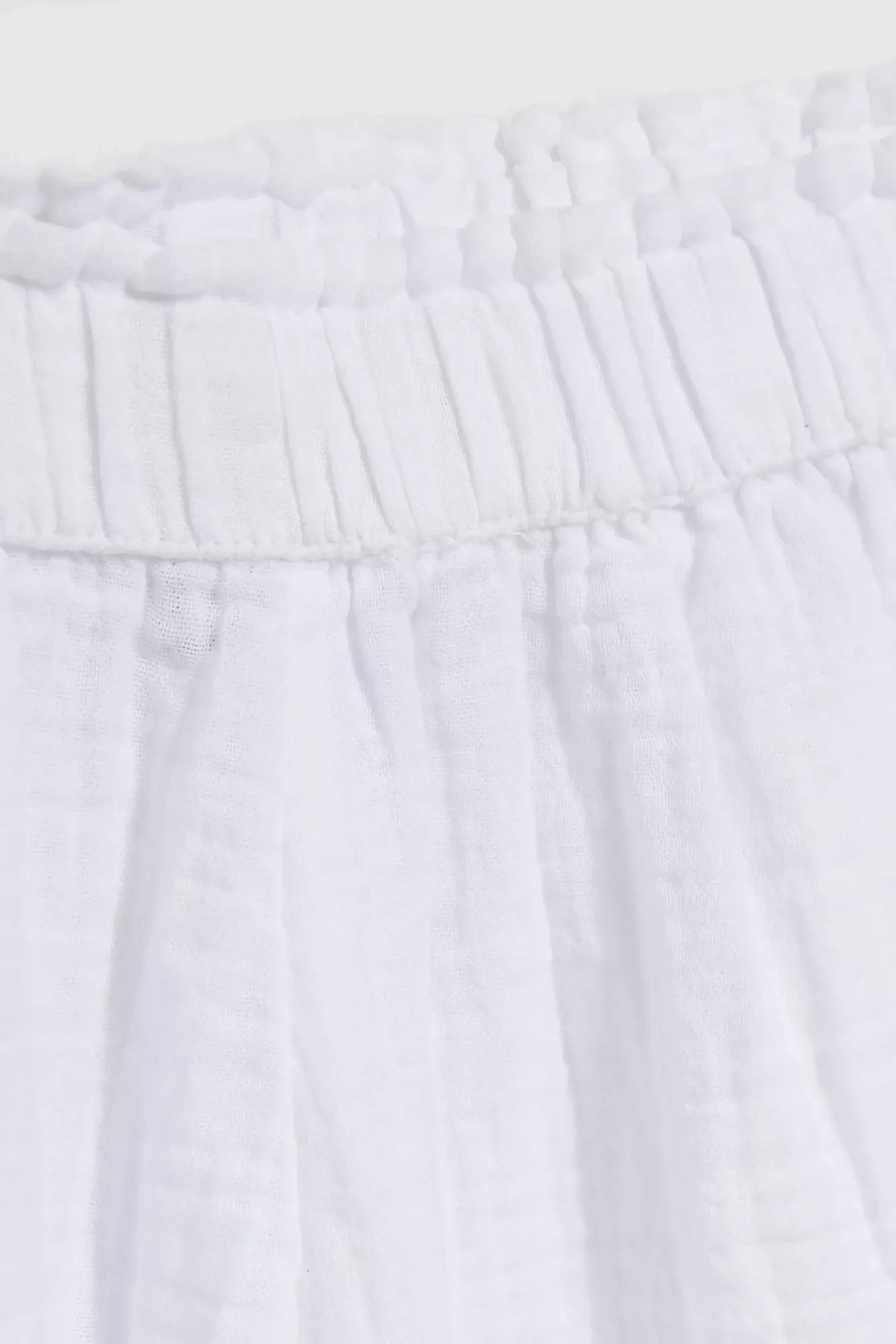 Women&#039;s Linen Shorts MOODO - White