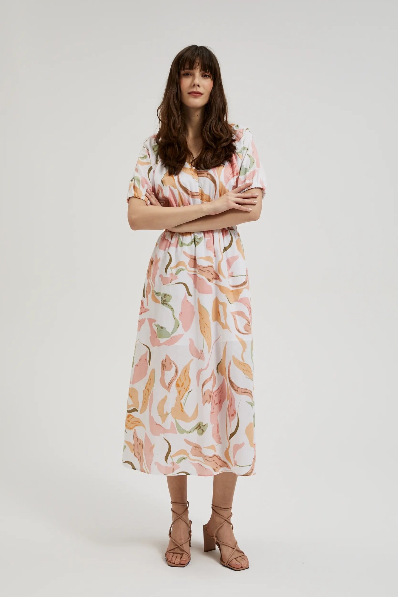 Marisse Women's Dress L-Su-4349 White