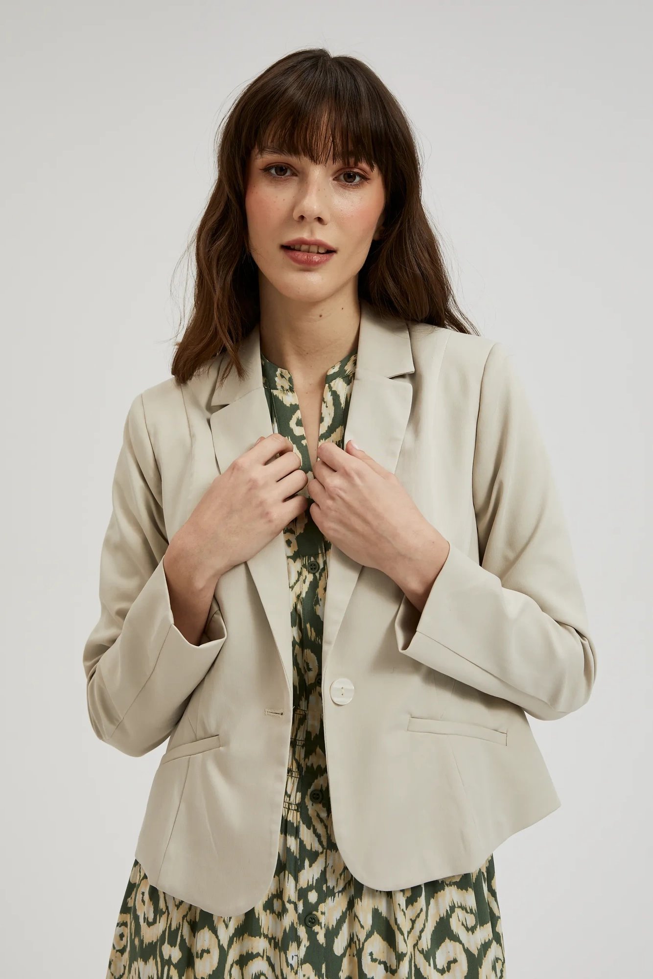 Marisse Women's Jacket L-Mr-4310 L.Beige