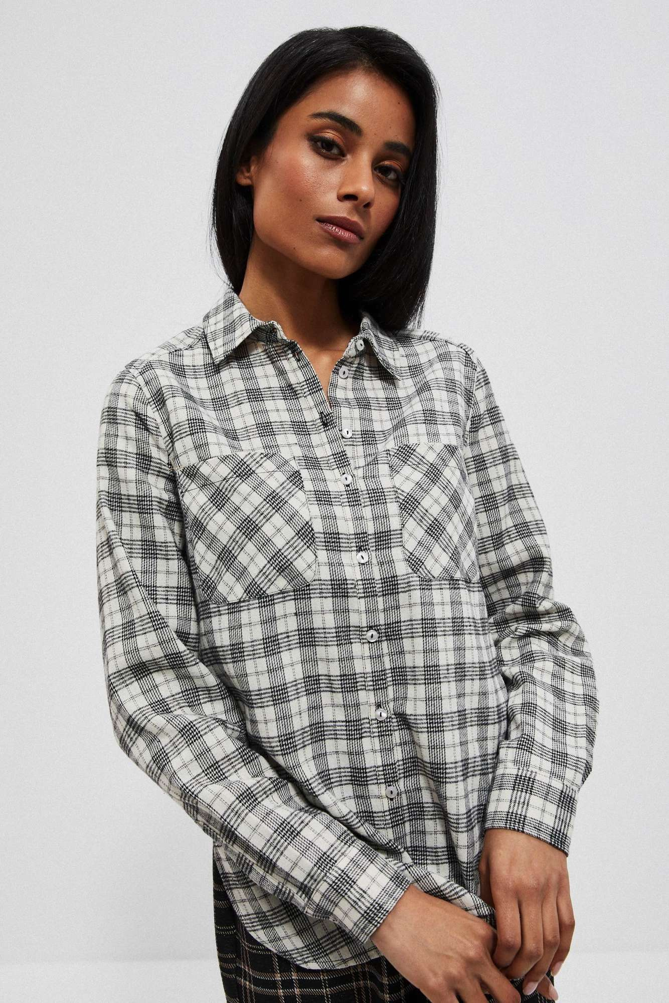 Women's checkered shirt