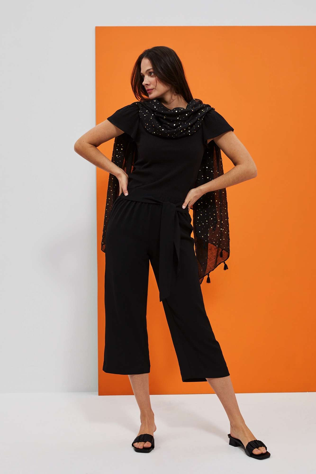 Marisse Women's Trousers L-Sp-4022 Black