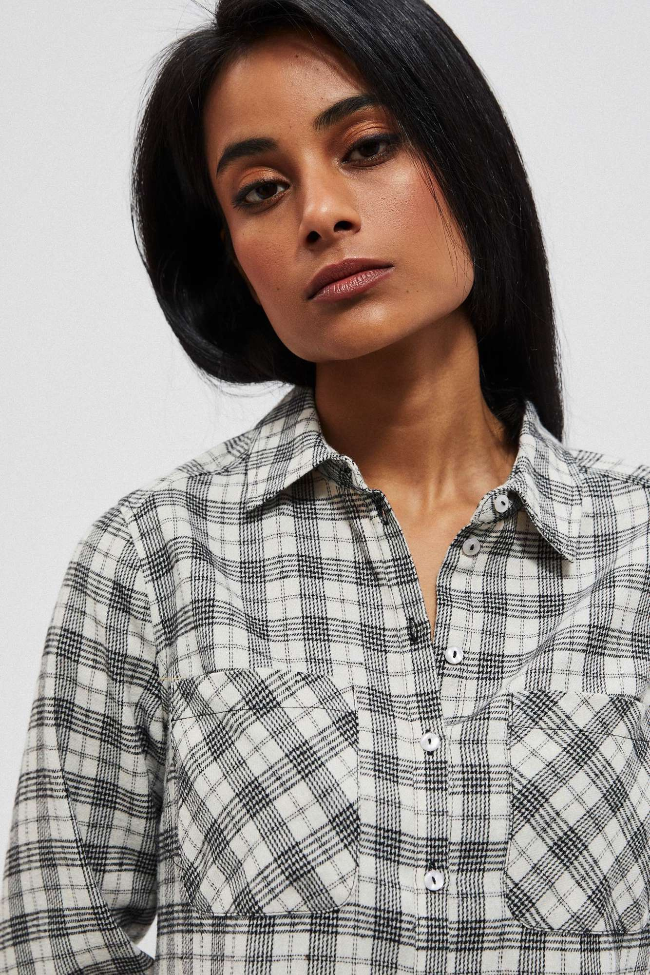 Women's checkered shirt