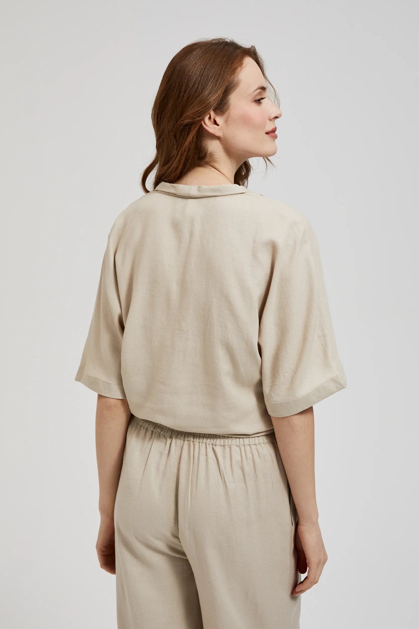 Women's shirt MOODO - light beige
