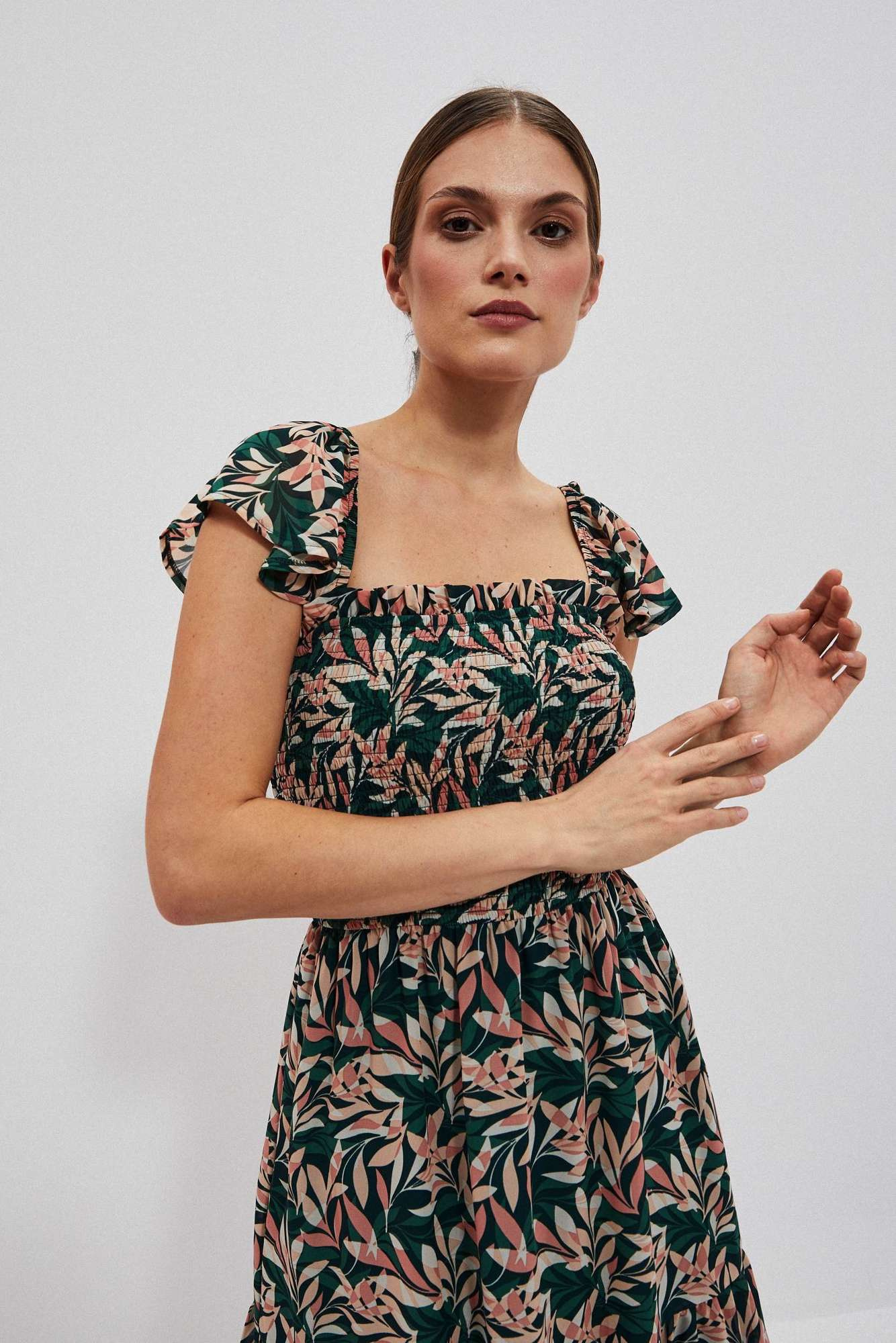 WOMEN'S DRESS L-SU-4024 D.Beige