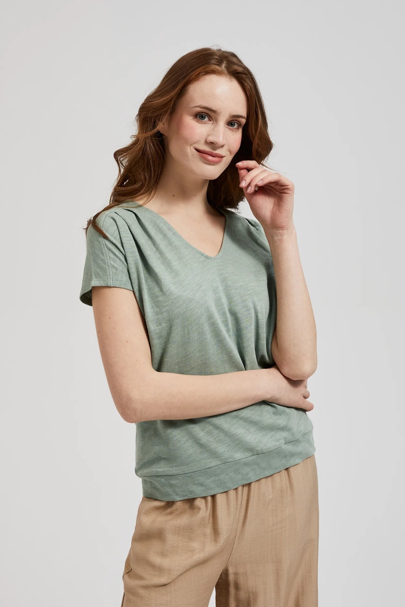 Women's blouse MOODO - olive