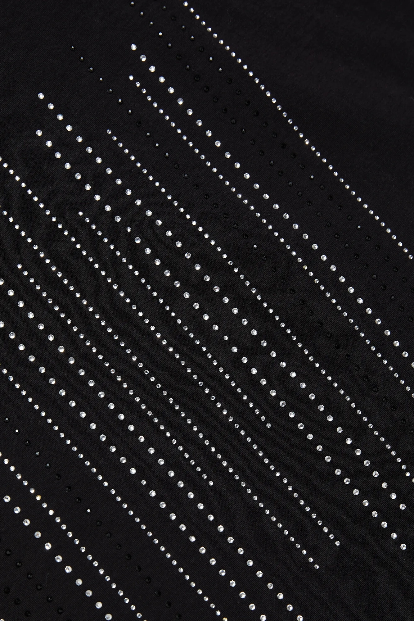 Women's top with stones MOODO - black