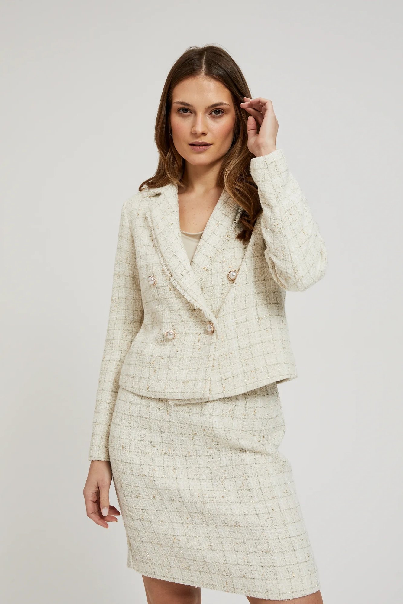 Women&#039;s blazer MOODO - ecru white