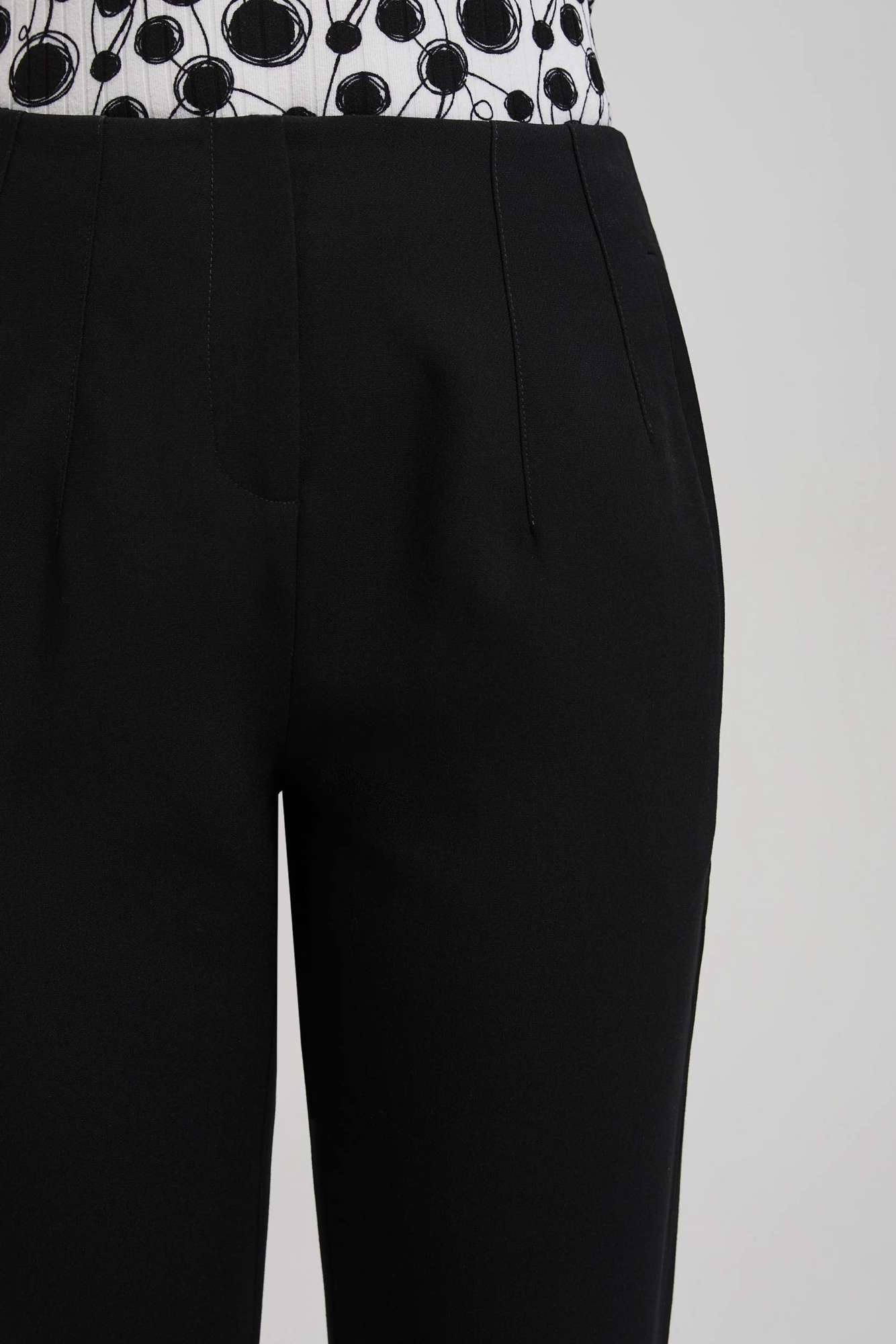 Marisse Black Straight Leg Trousers