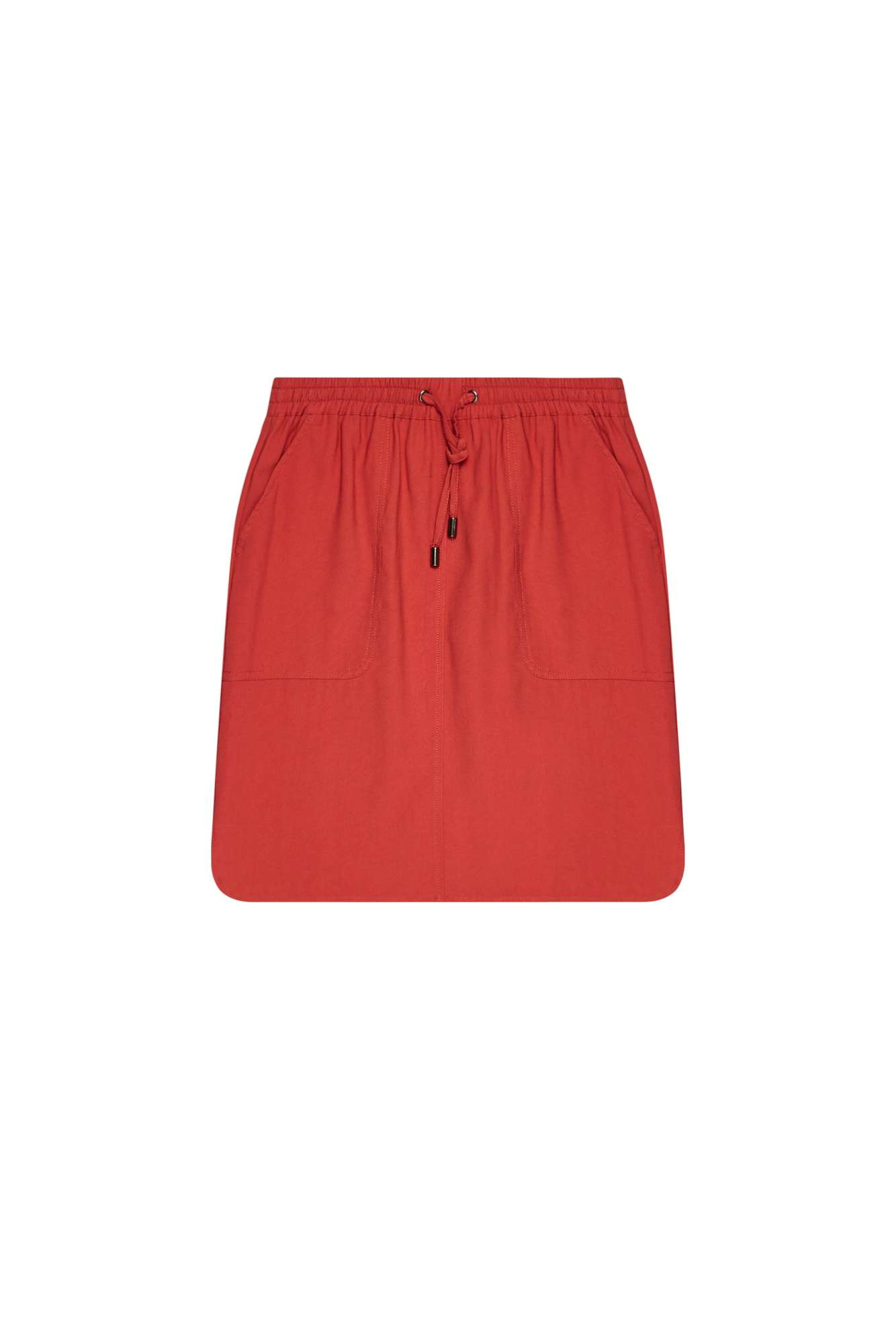 Viscose skirt with pockets