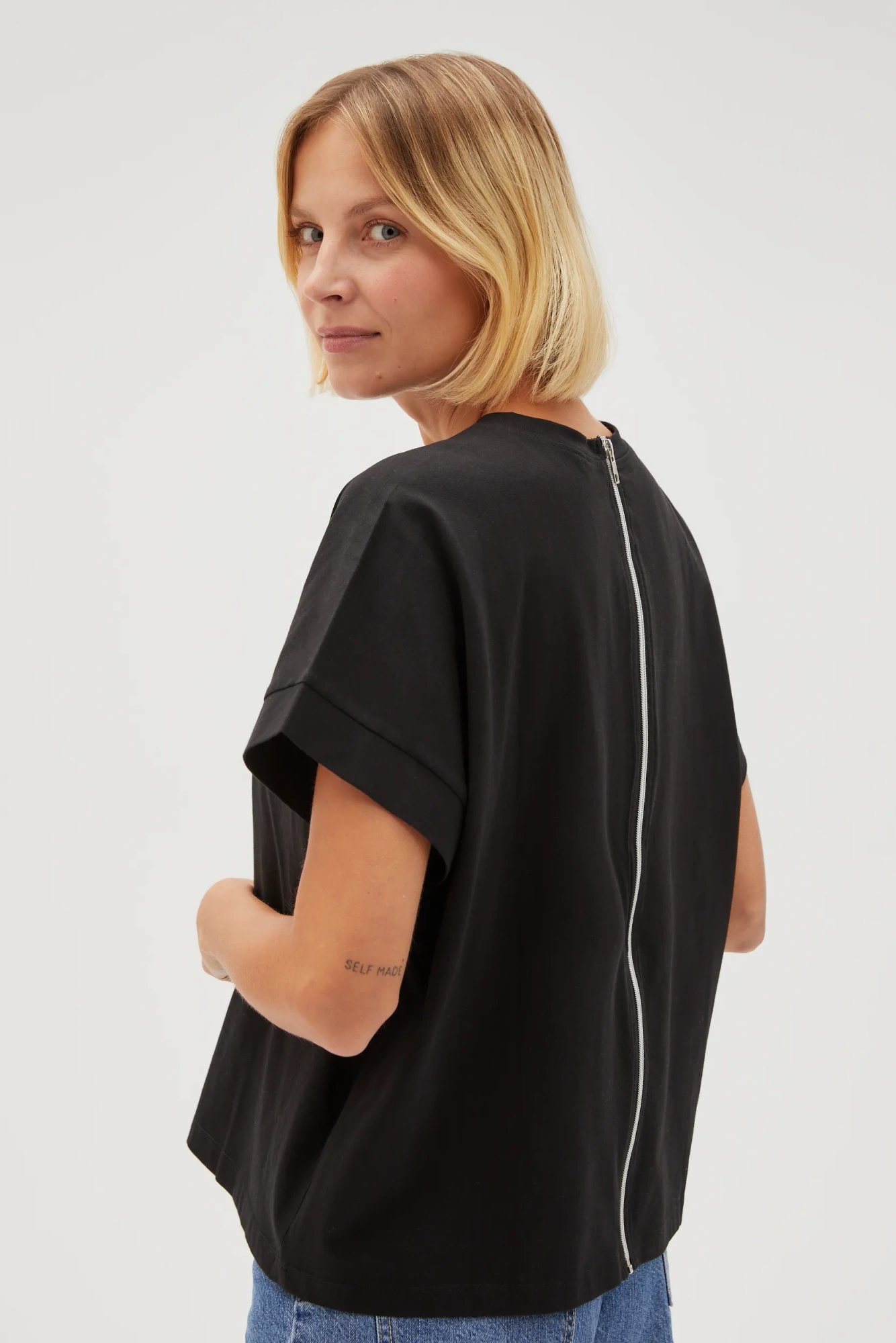 Marisse Women's T-Shirt L-Ts-4603 Black