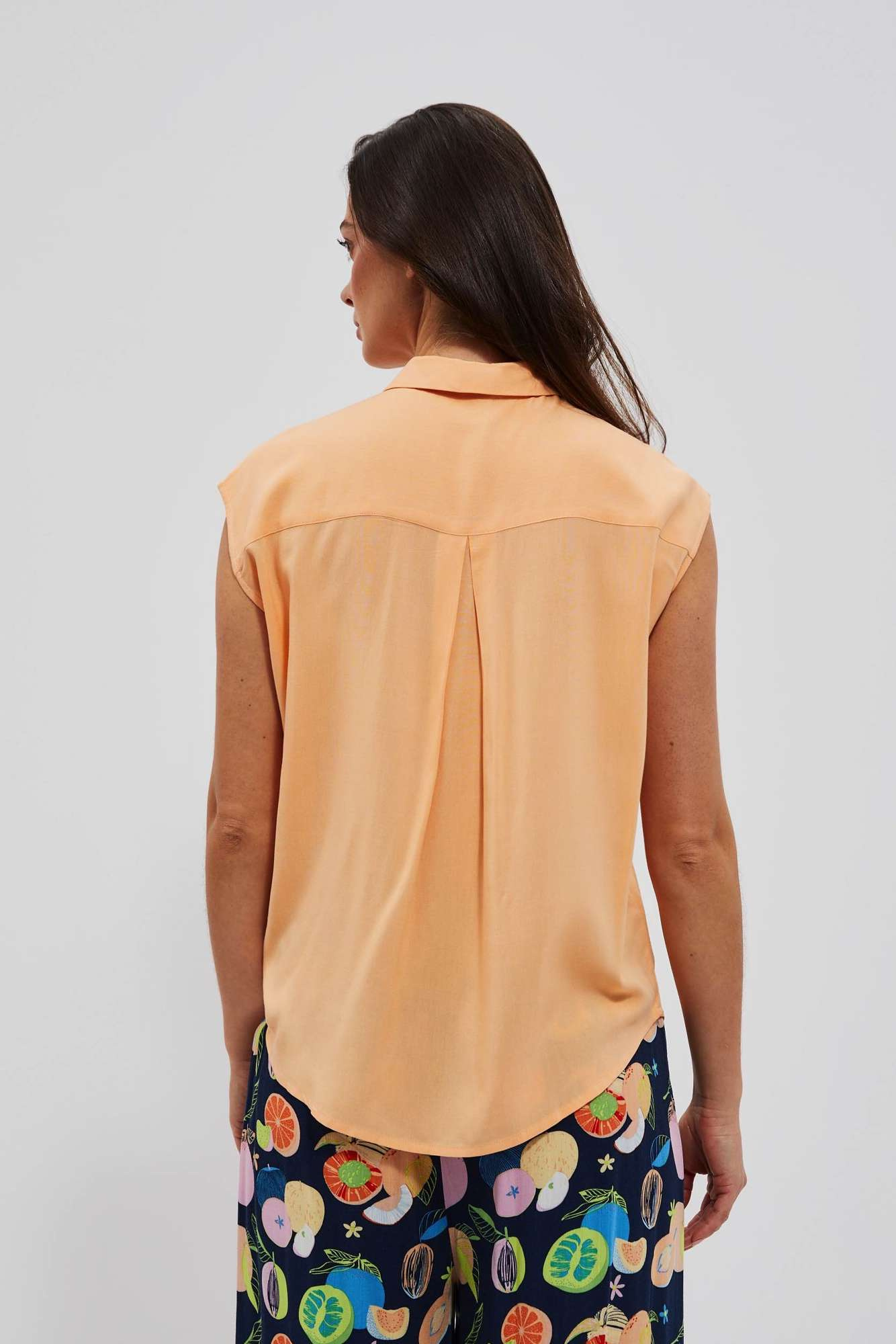 WOMEN'S SHIRT L-KO-4053 PEACH