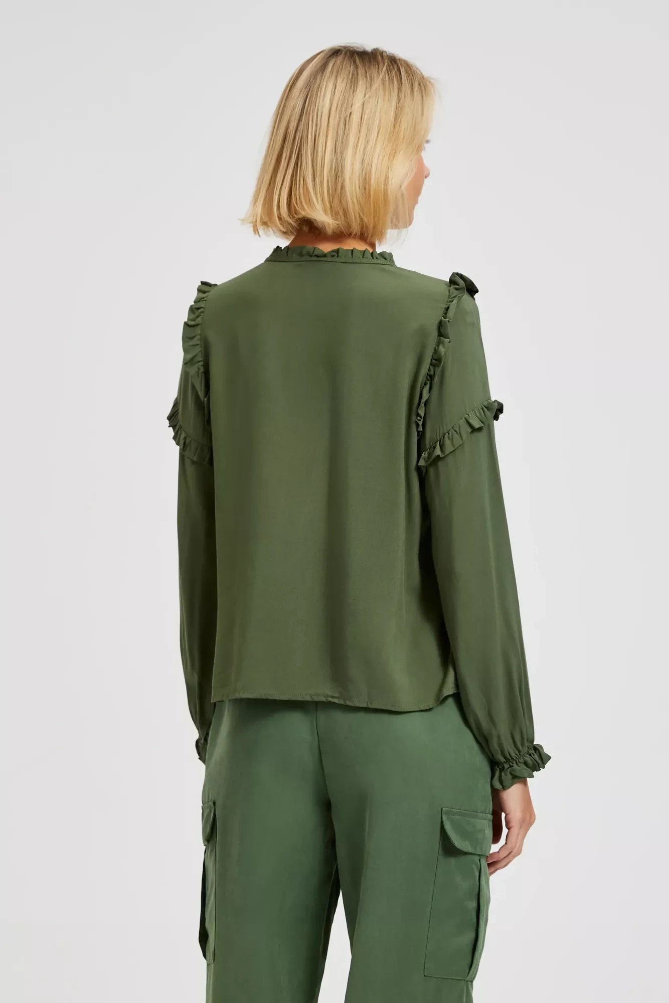 Marisse Women&#039;s Shirt L-Ko-4309 Khaki