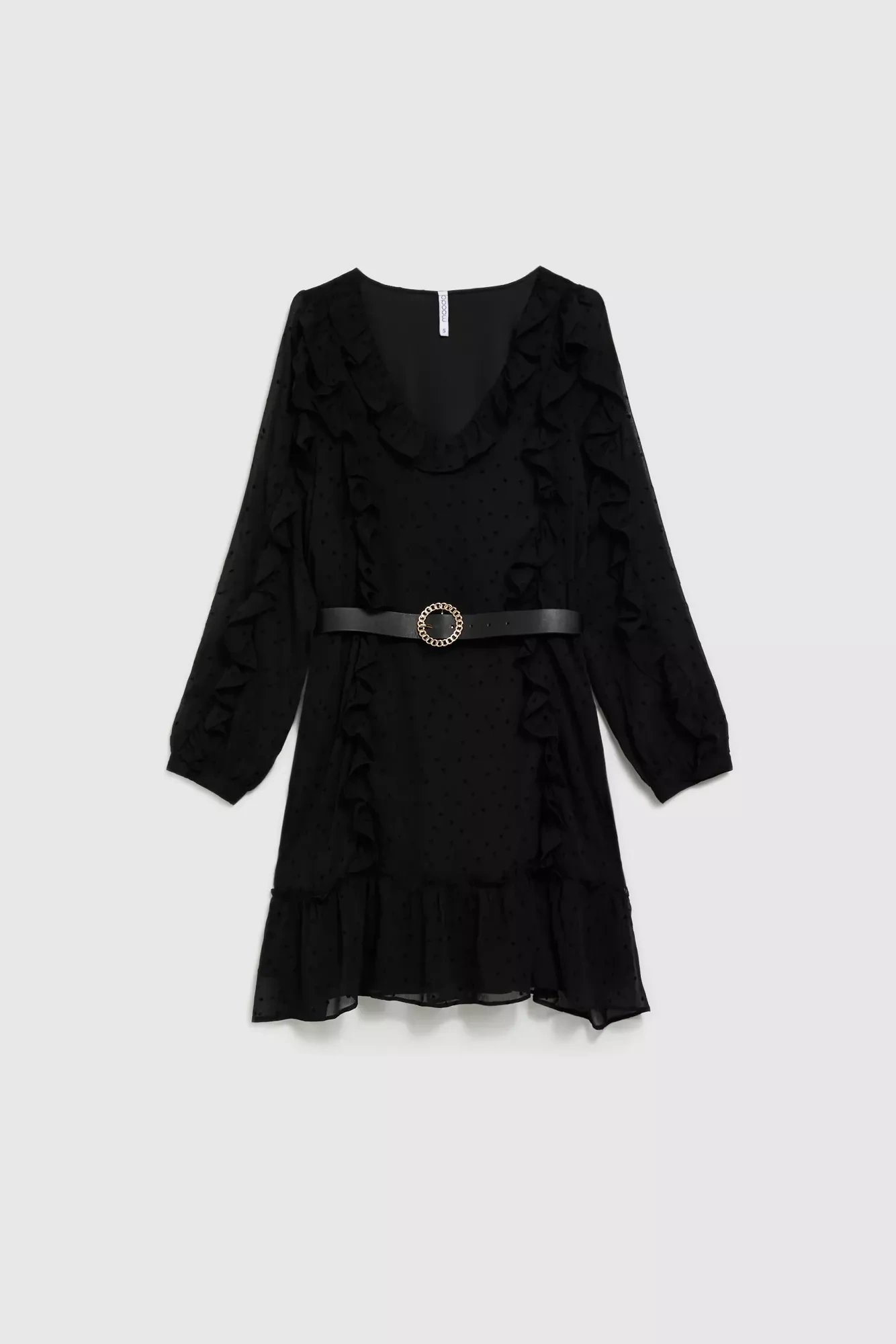Marisse Dress With Ruffles