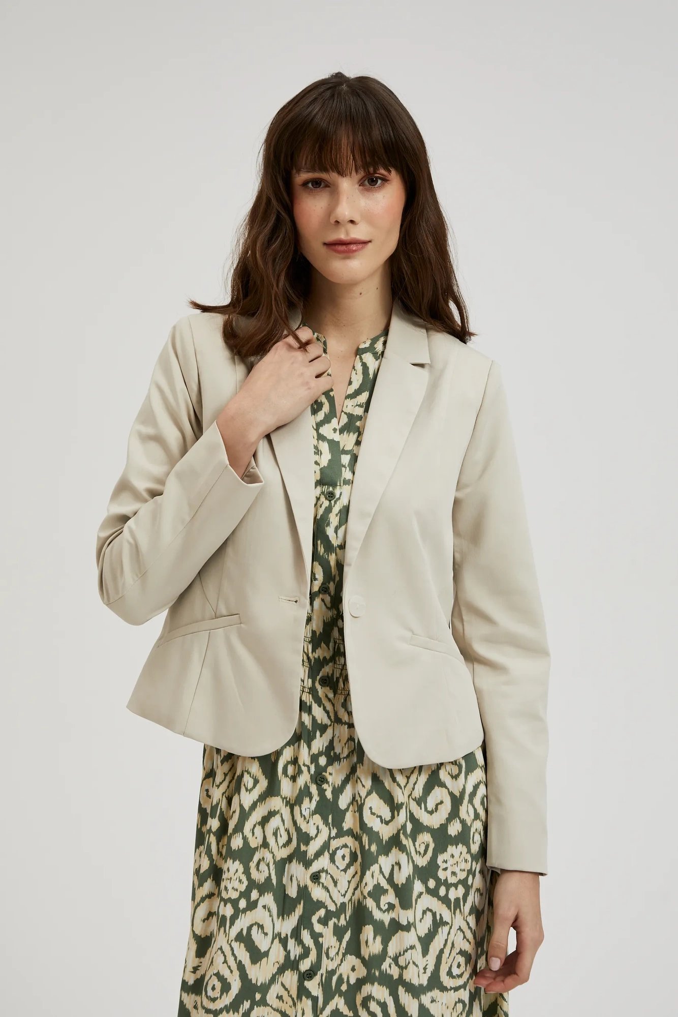 Marisse Women's Jacket L-Mr-4310 L.Beige