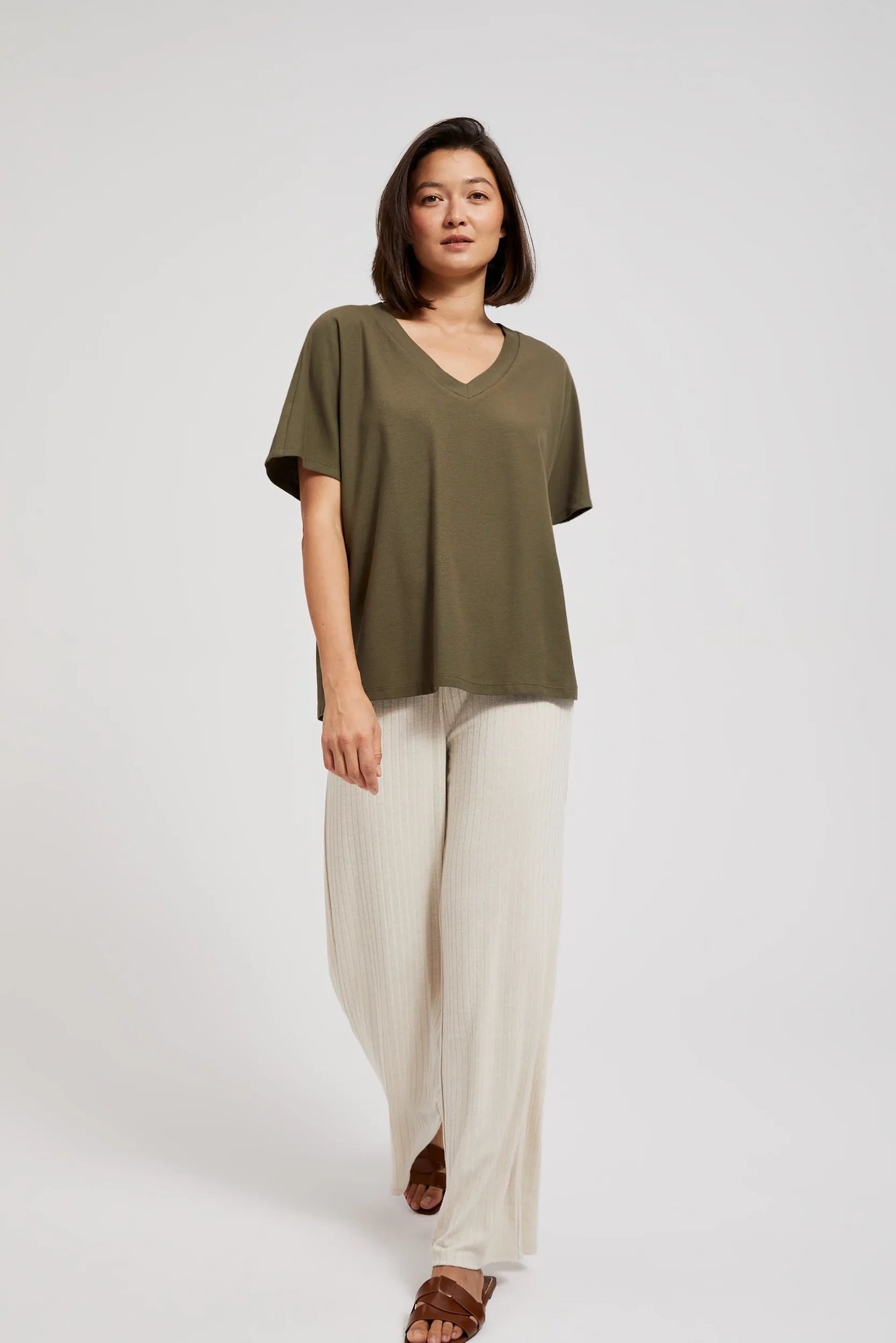 Marisse Women&#039;s Blouse L-Ts-4404 D.Olive